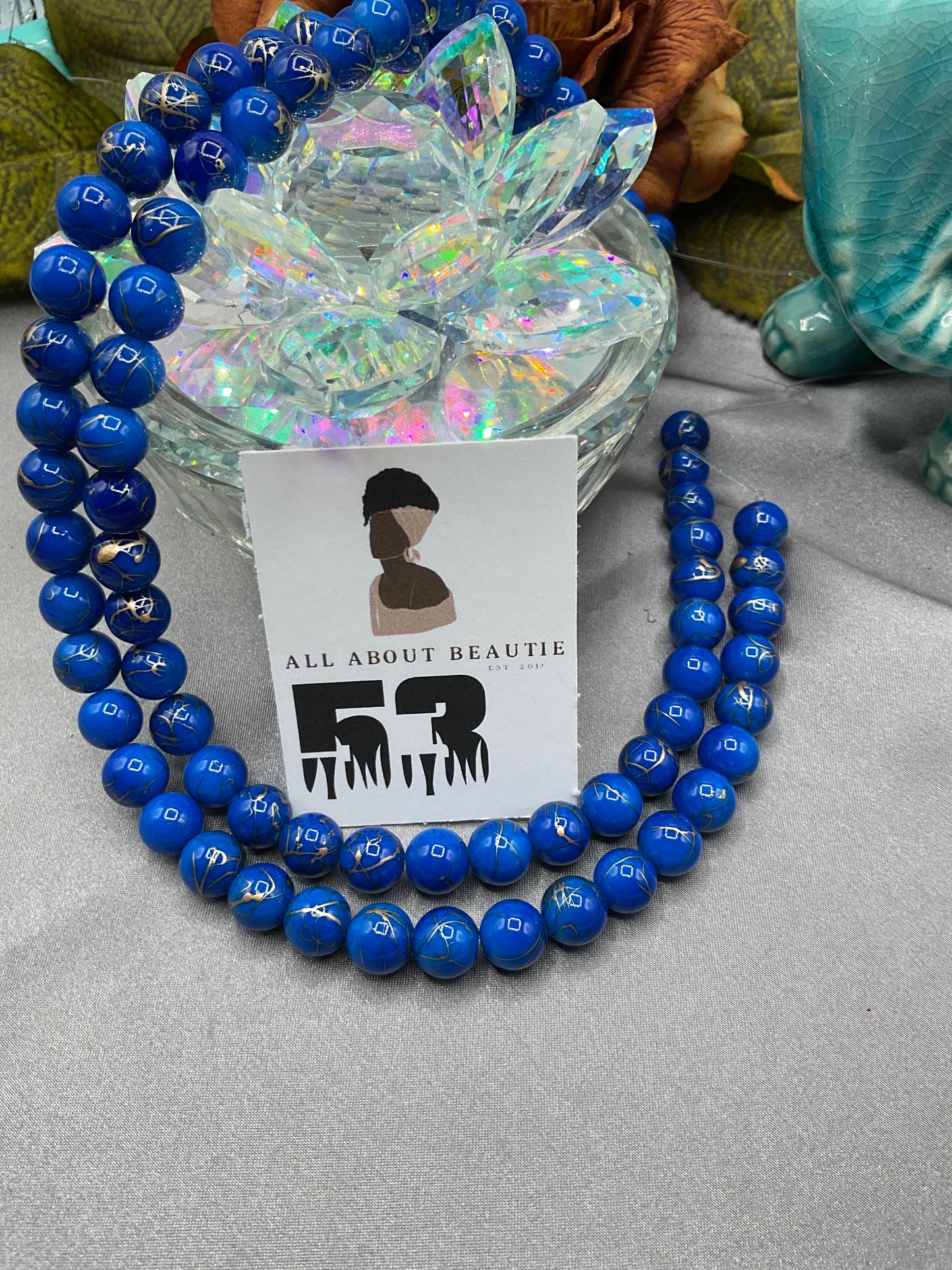 10mm Glass Bead Strands