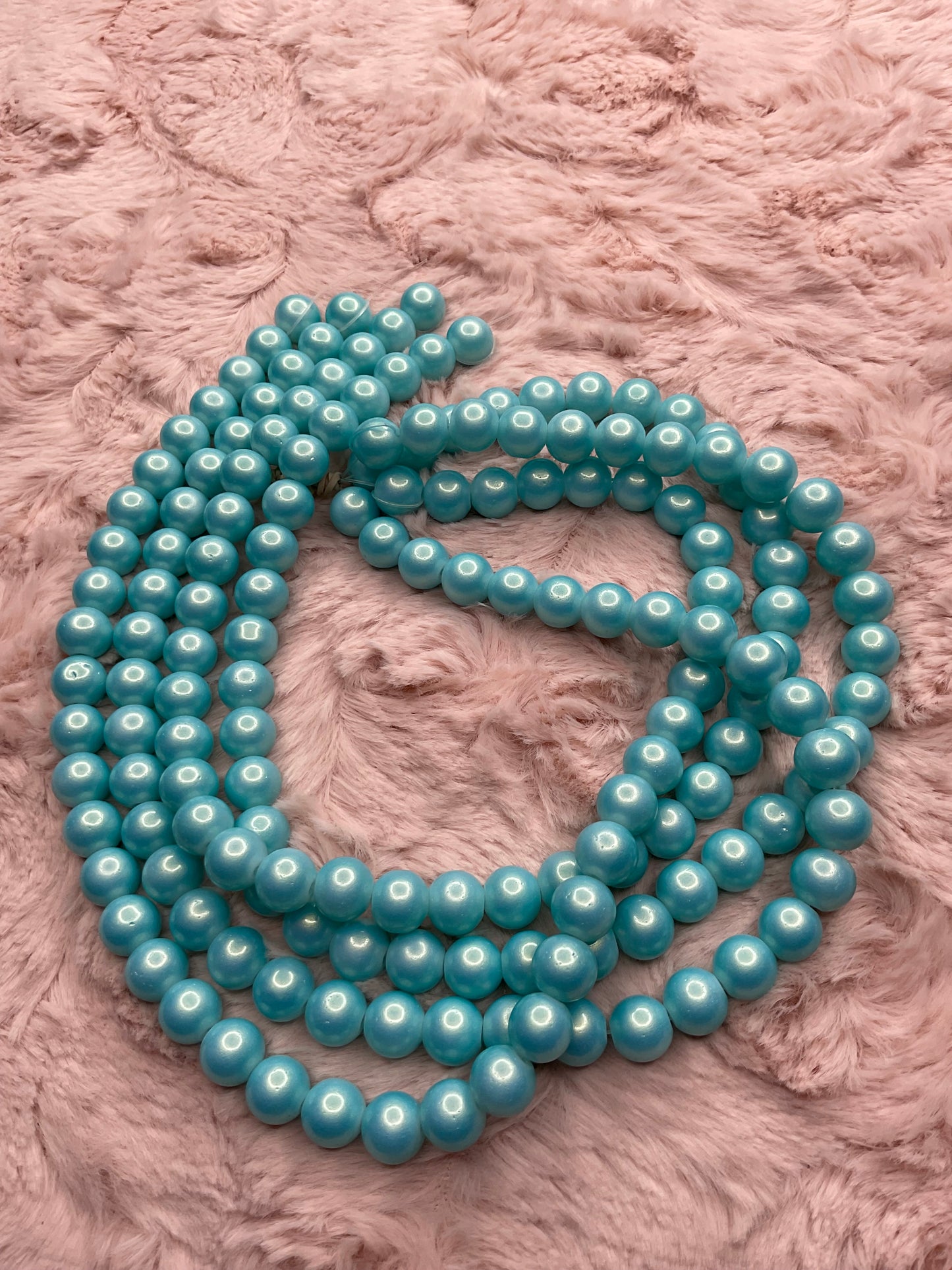 10mm Glass Bead Strands