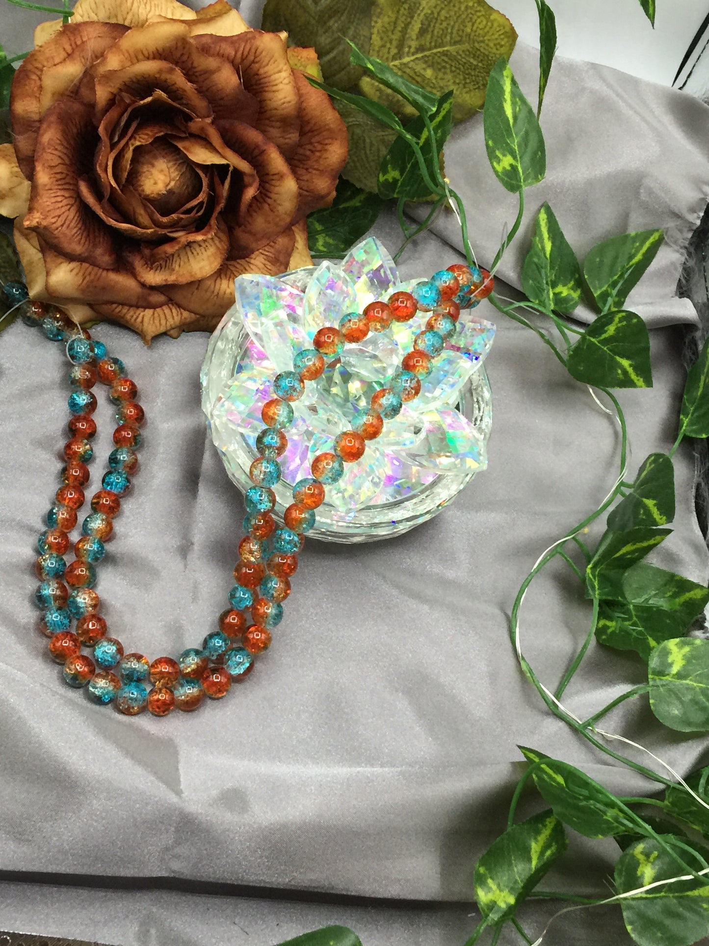 10mm Glass Bead Strands