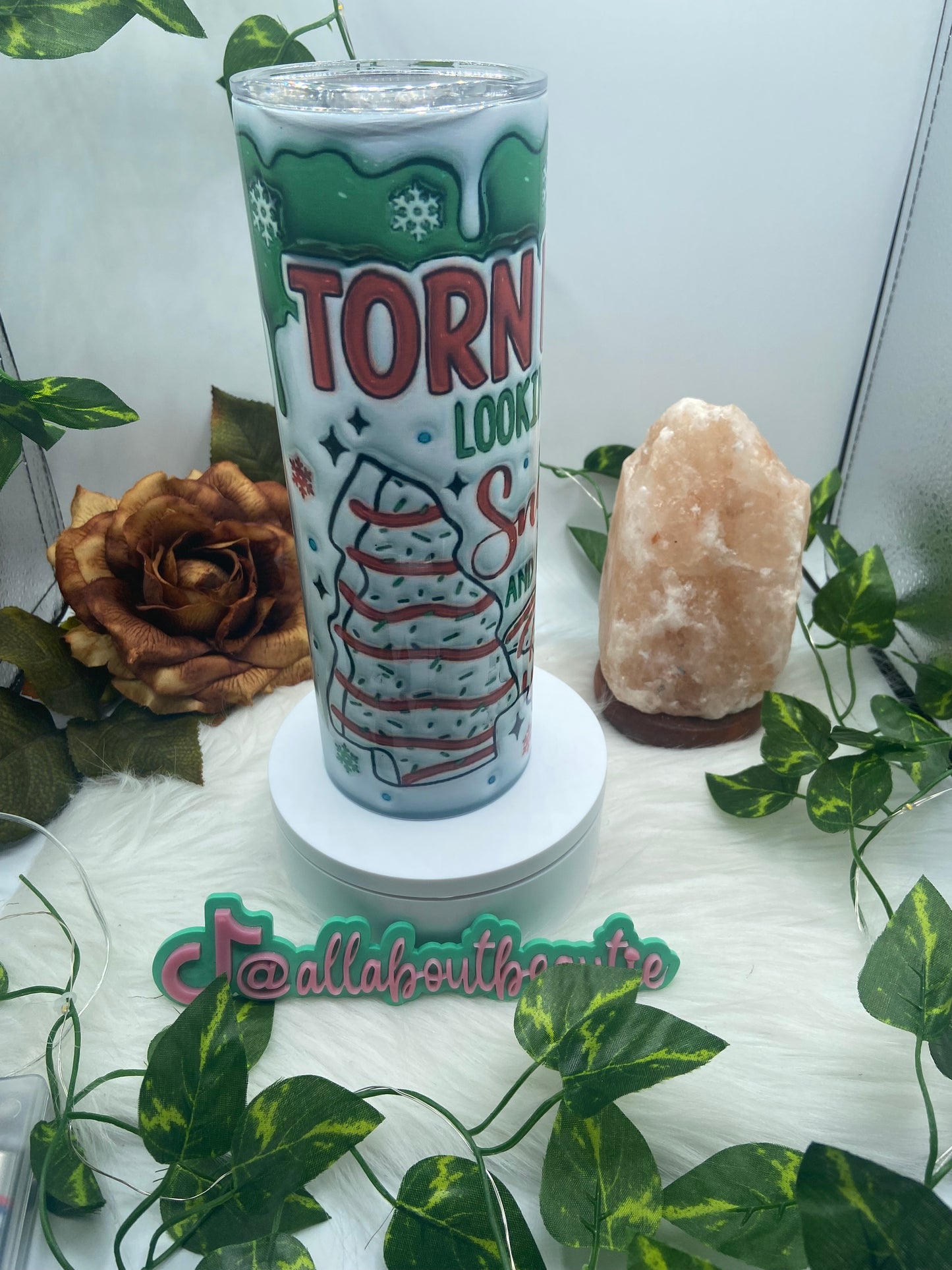 Christmas Cake 3D tumbler