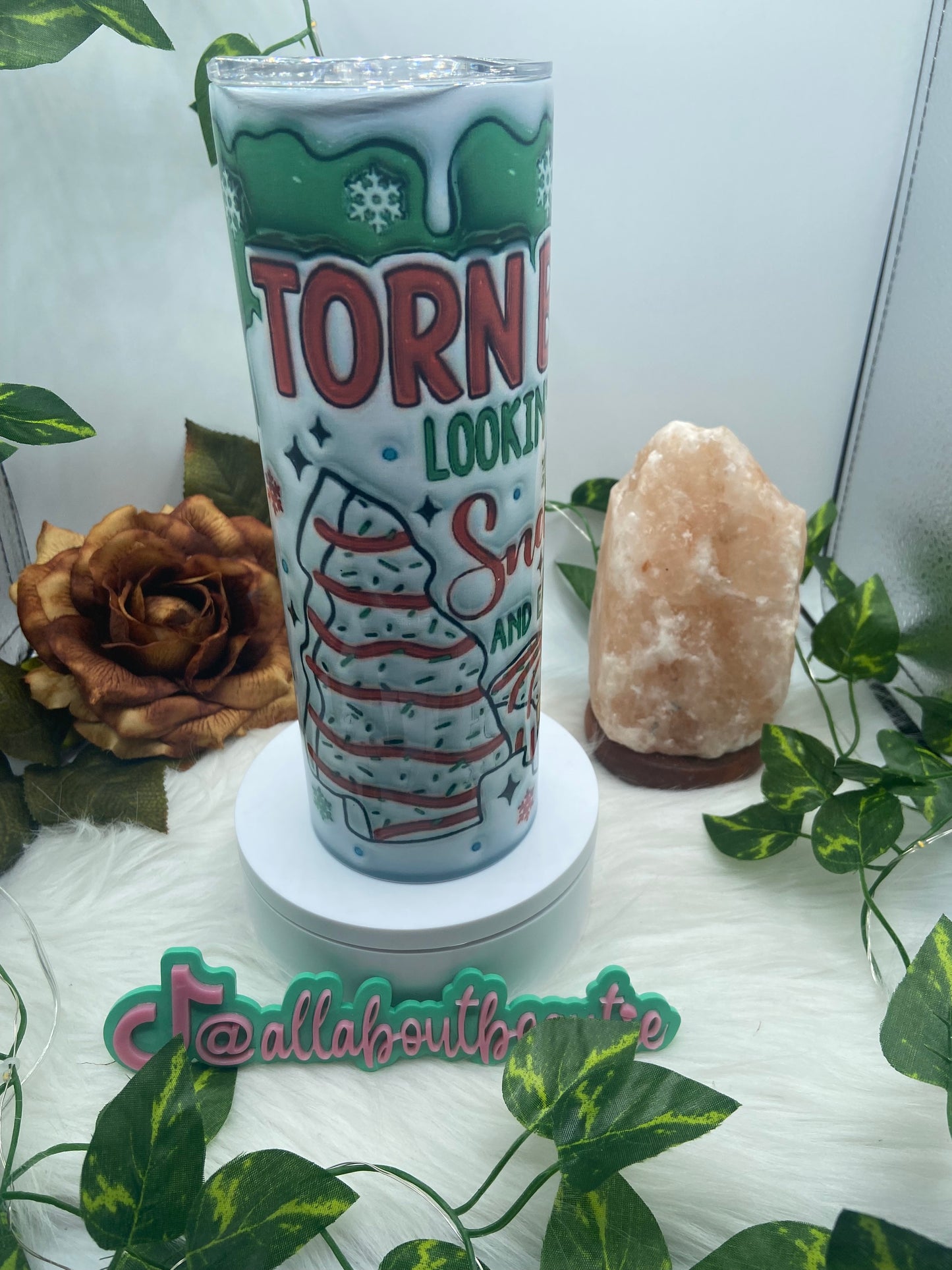 Christmas Cake 3D tumbler