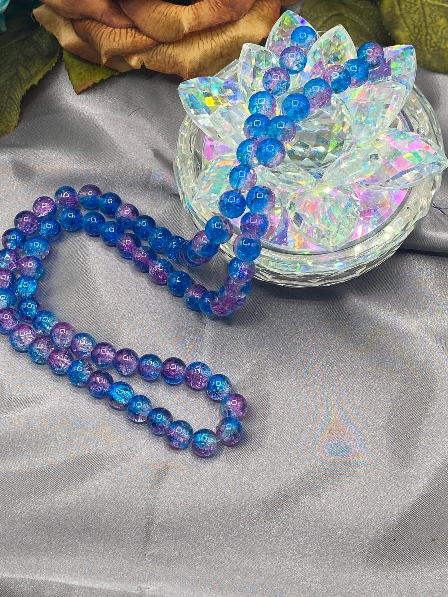 10mm Glass Bead Strands