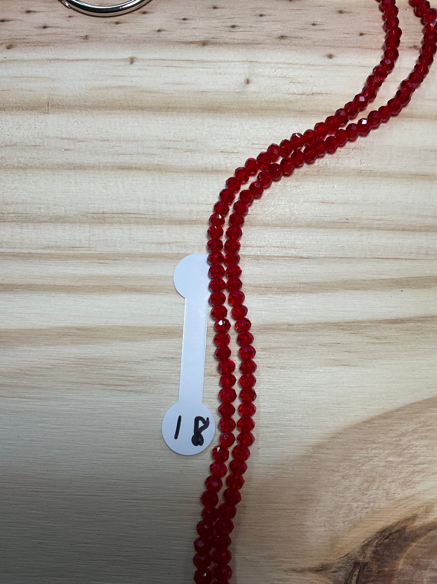 4mm Glass Rondell and Bicone beads