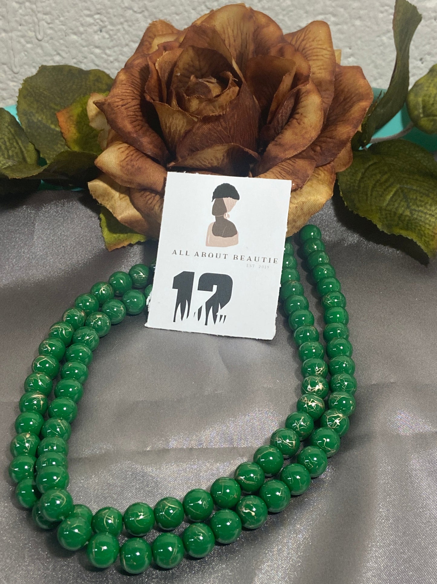 10mm Glass Bead Strands