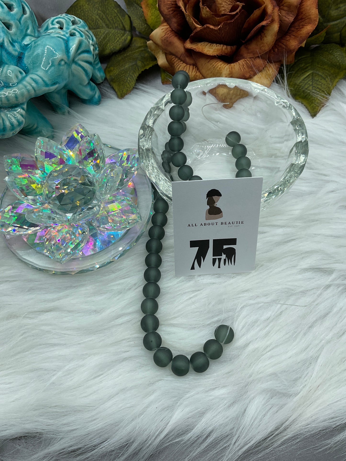 10mm Glass Bead Strands