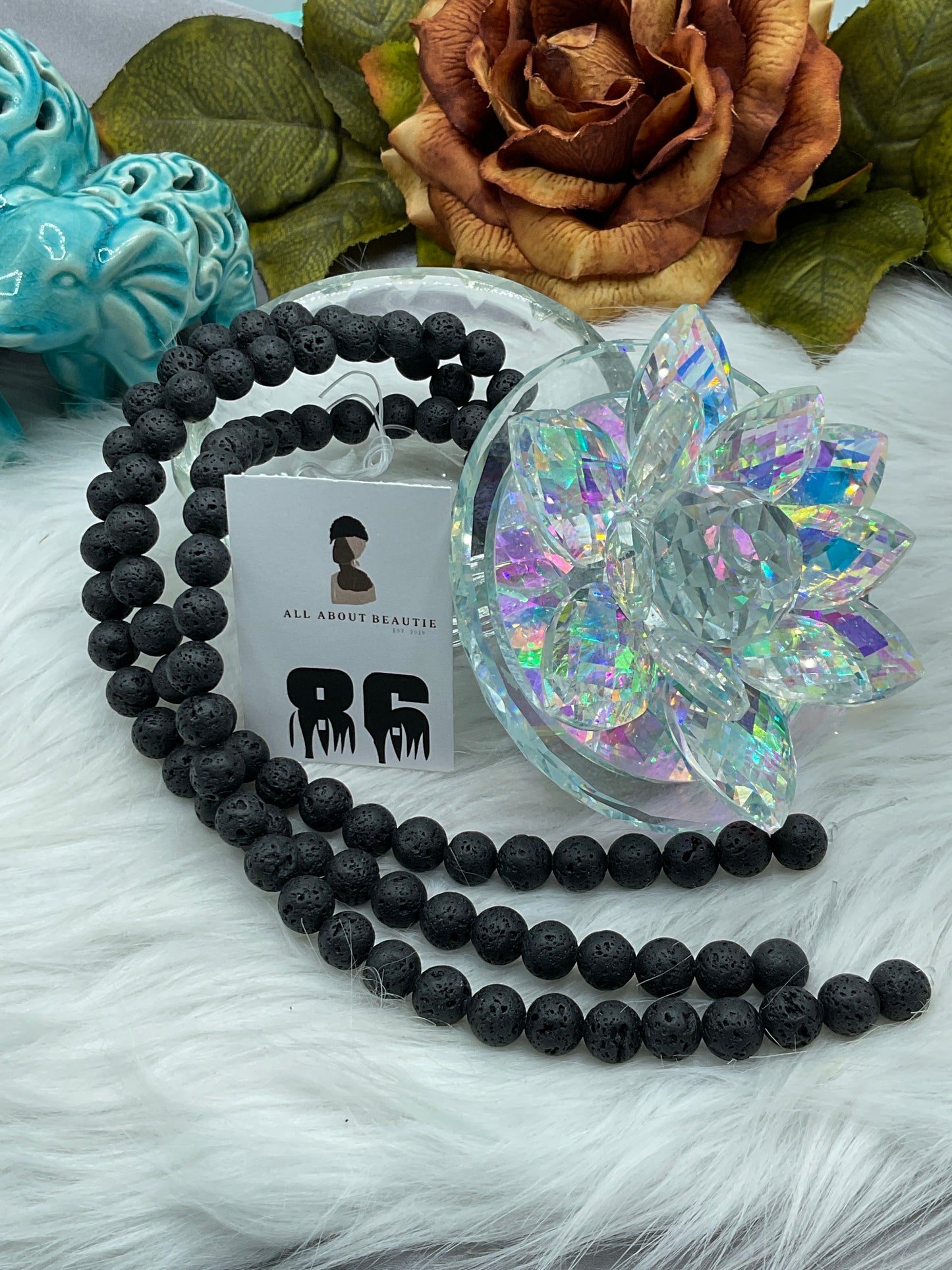 10mm Glass Bead Strands