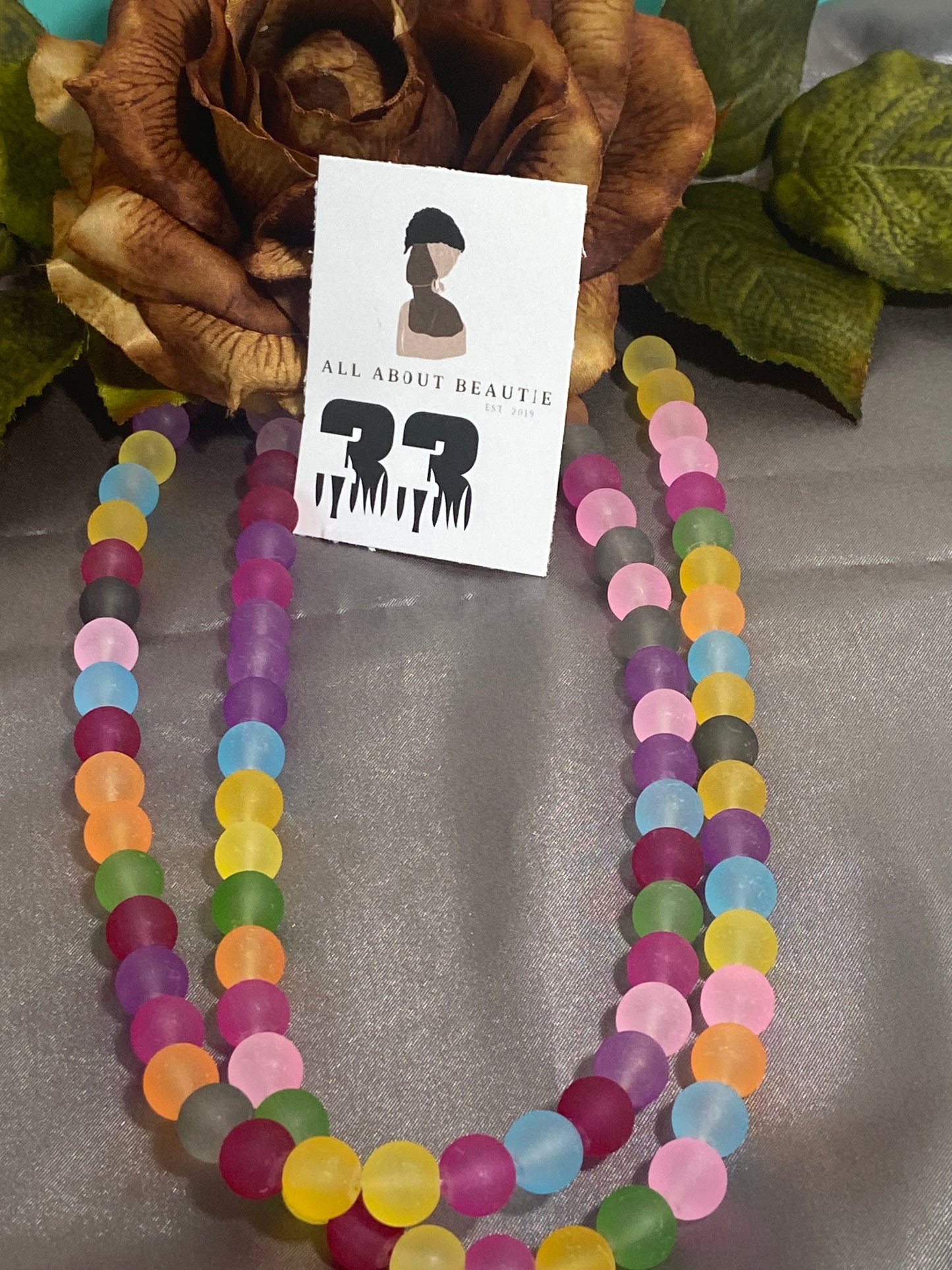 10mm Glass Bead Strands