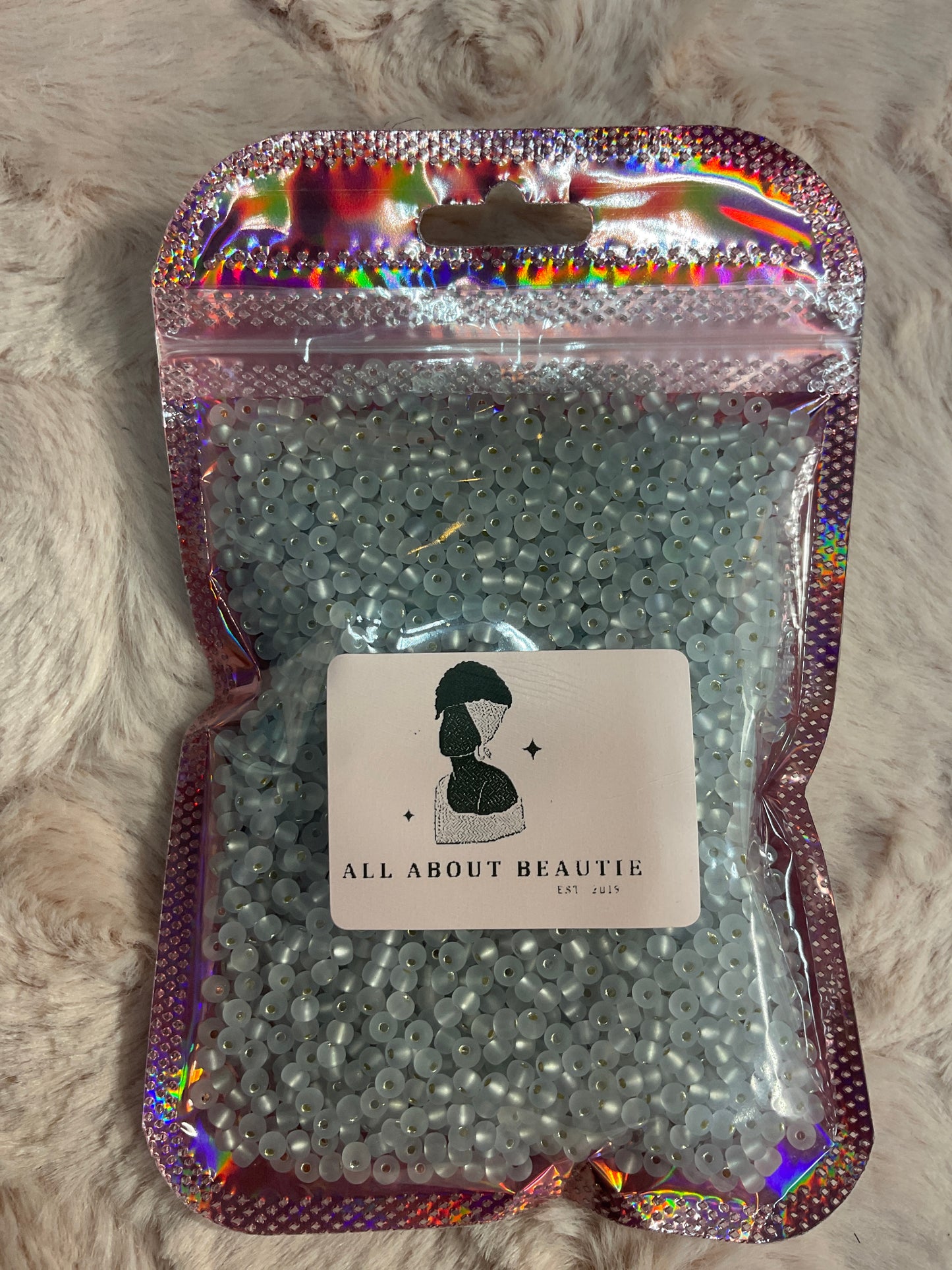 Glass seed beads