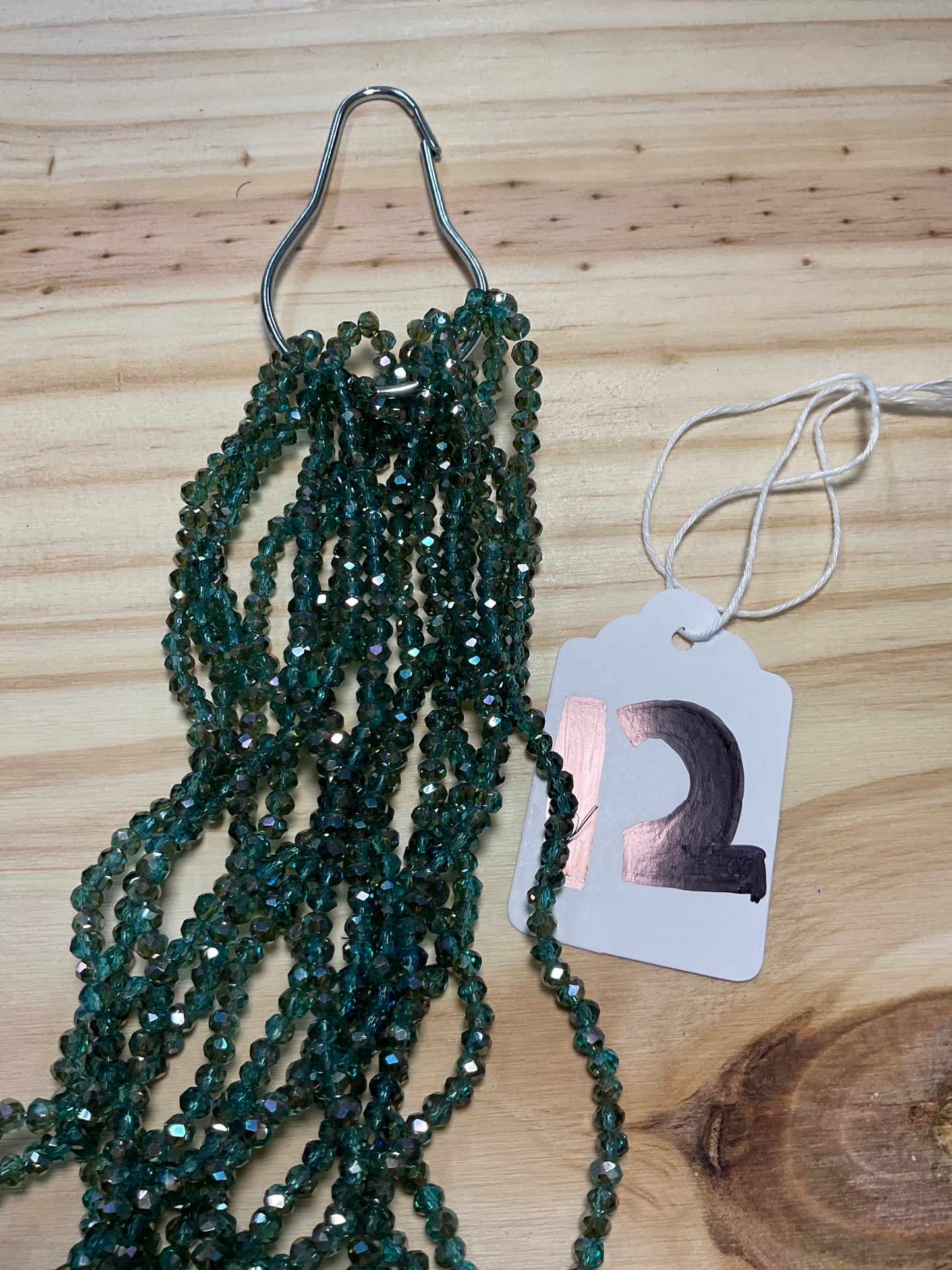4mm Glass Rondell and Bicone beads