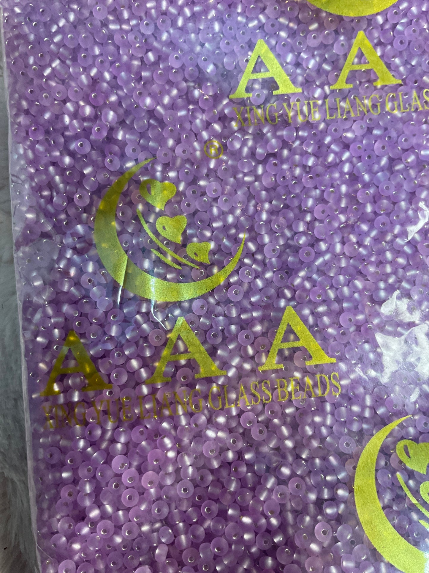 Glass seed beads