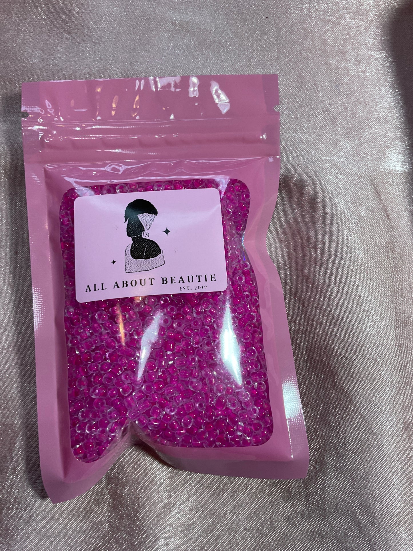 Glass seed beads