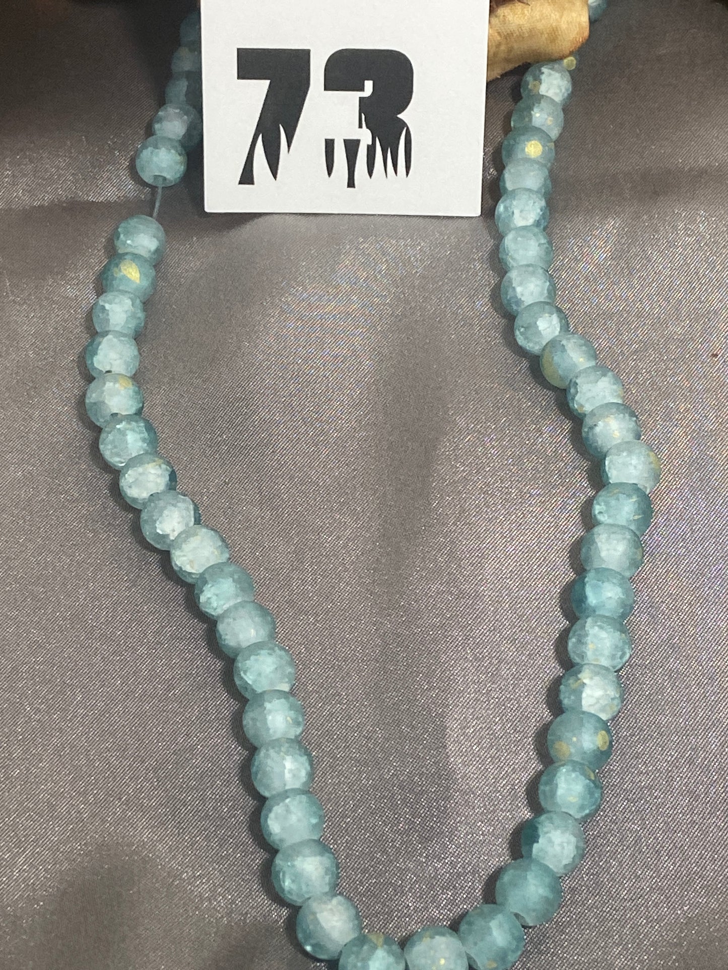 8mm Moonstone and other Glass Bead Strands
