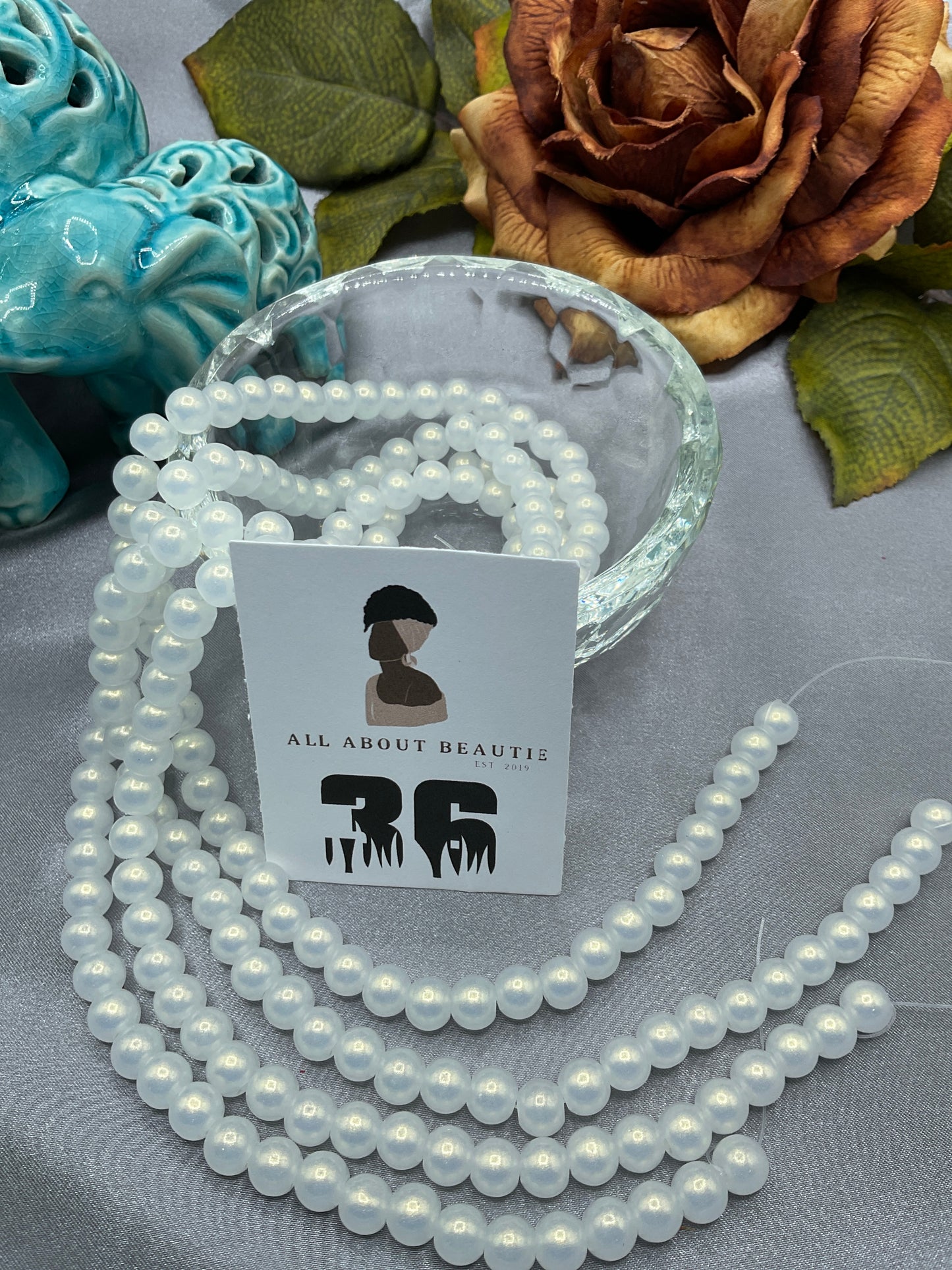 8 mm Glass Bead Strands