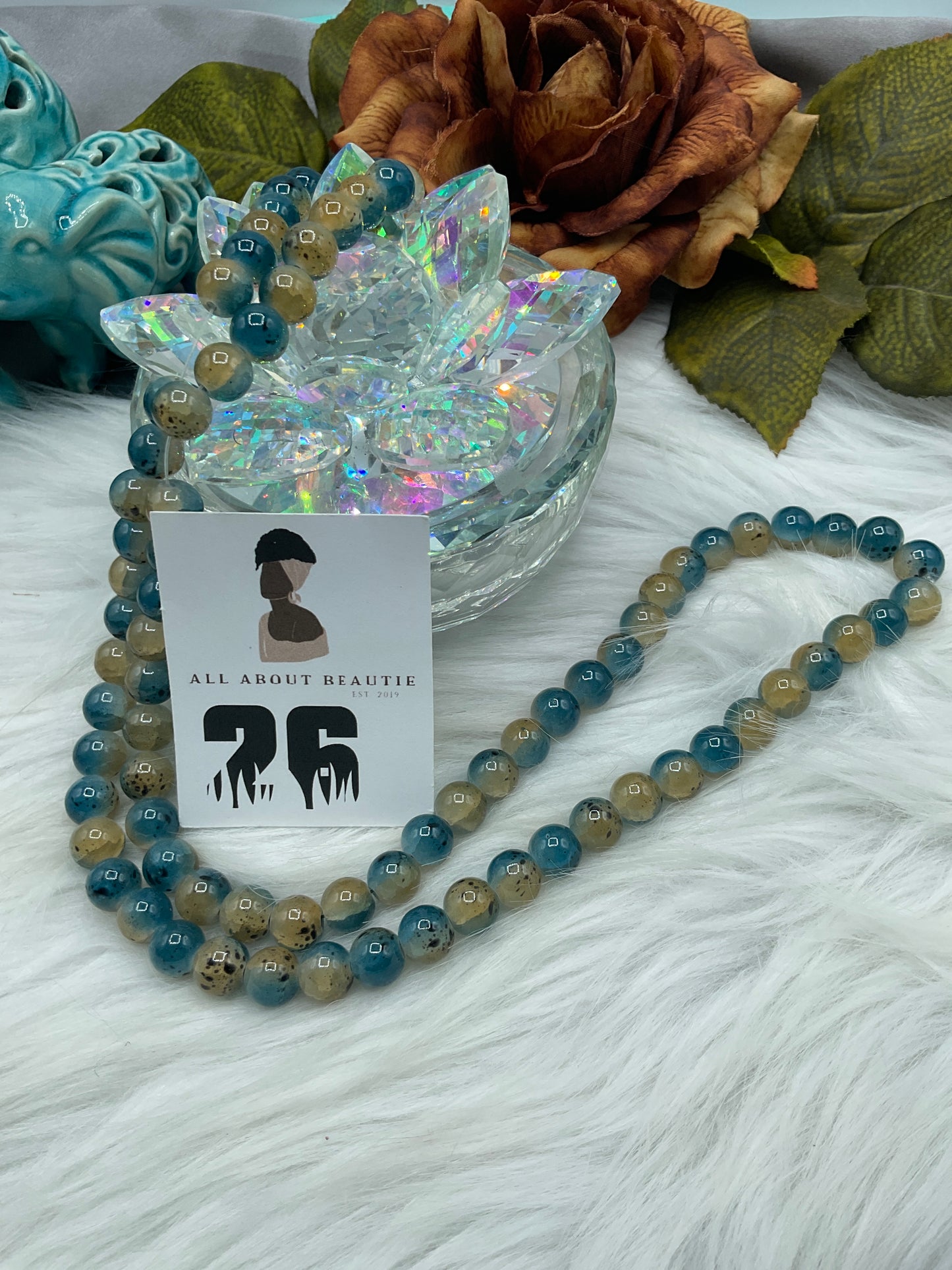 10mm Glass Bead Strands