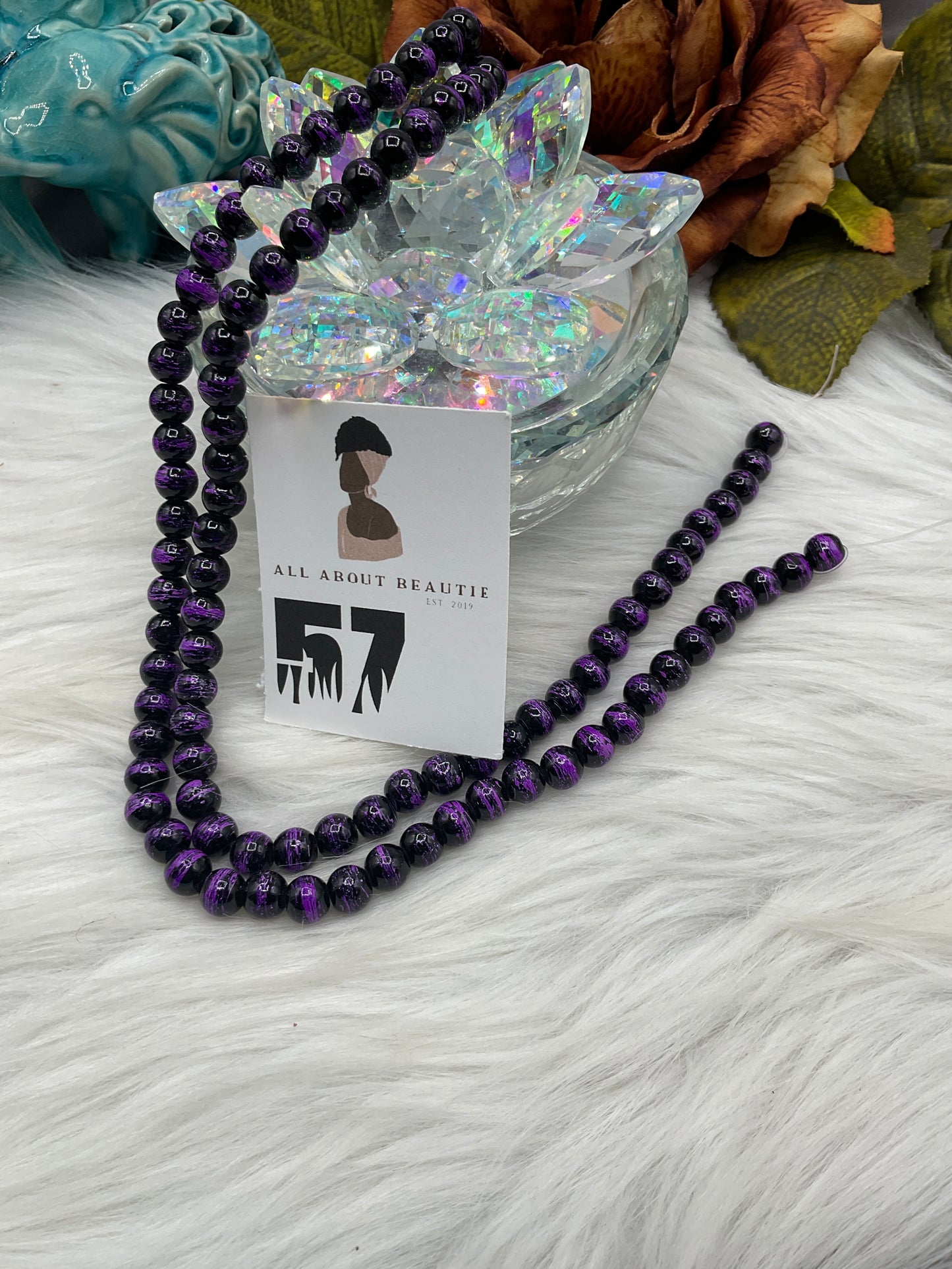 8 mm Glass Bead Strands