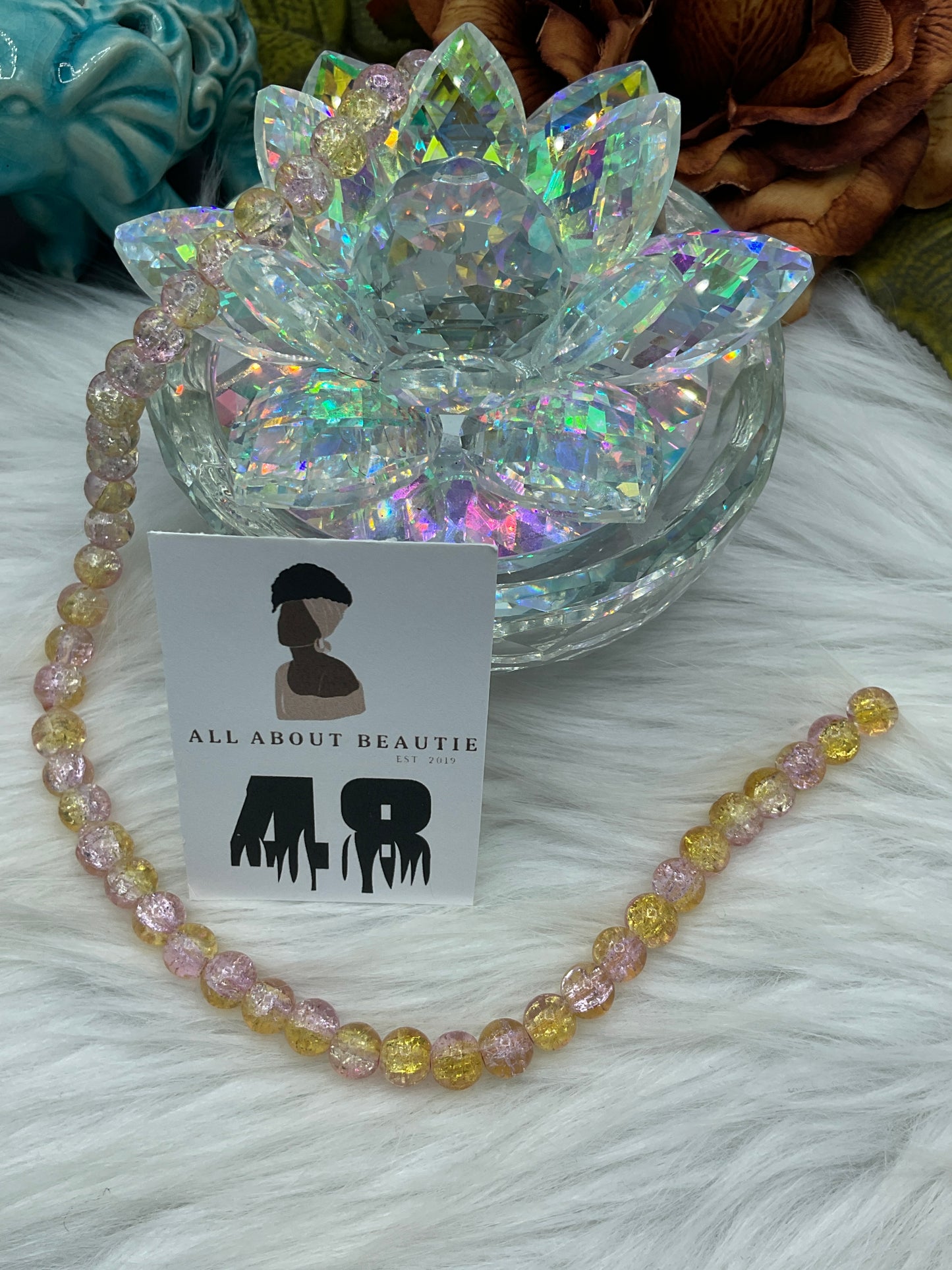 8 mm Glass Bead Strands