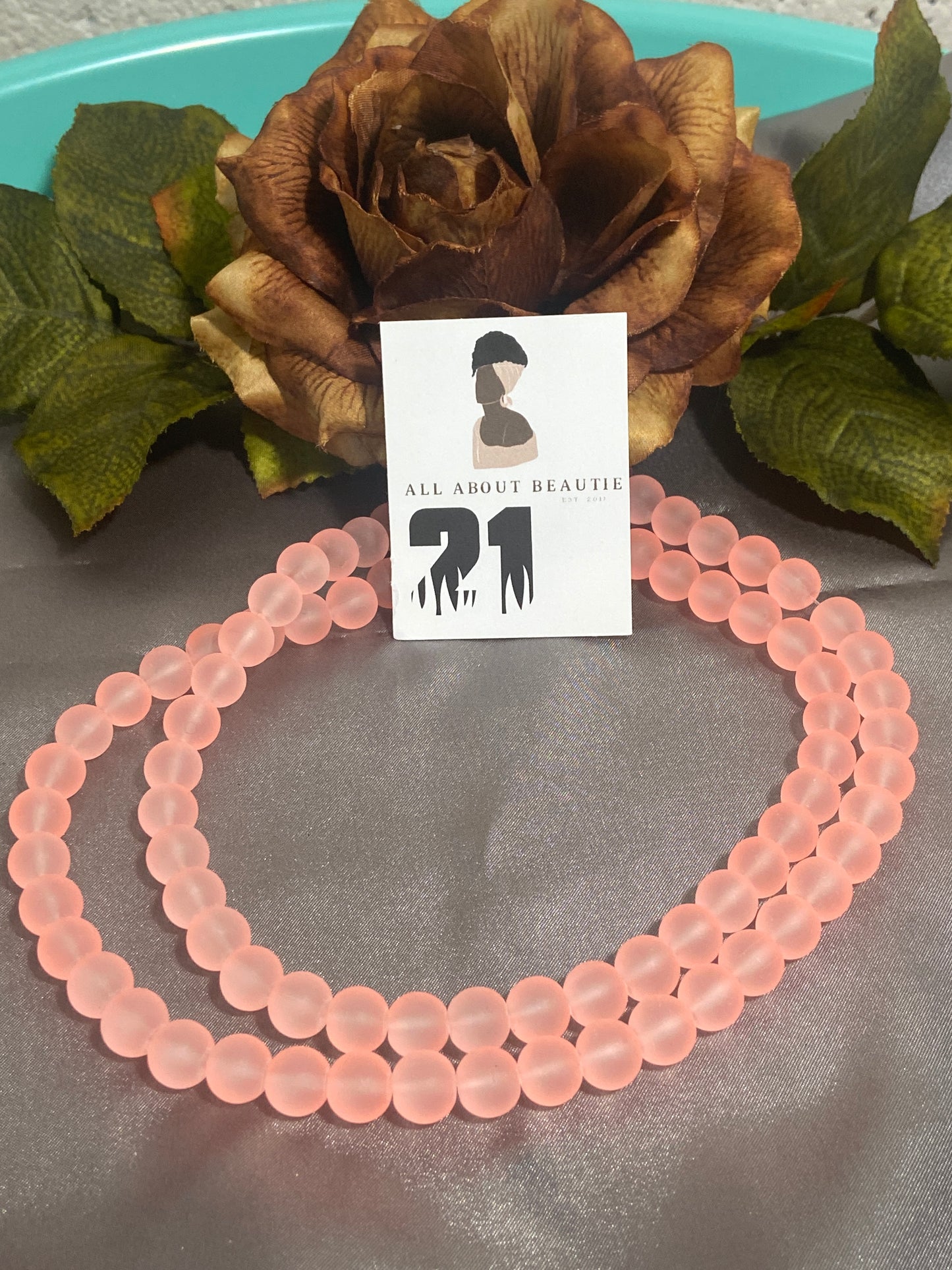 10mm Glass Bead Strands