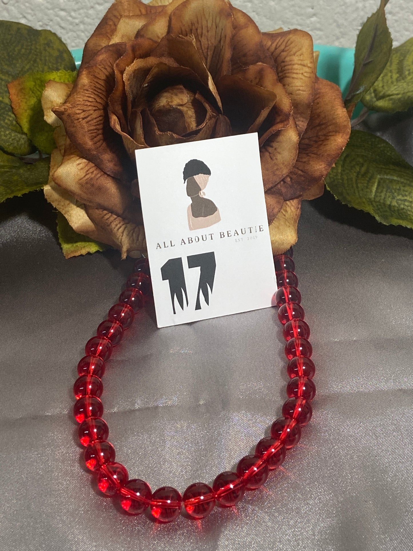 10mm Glass Bead Strands