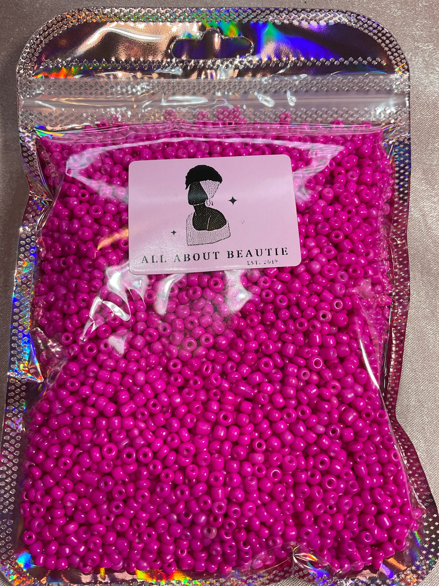 Glass seed beads