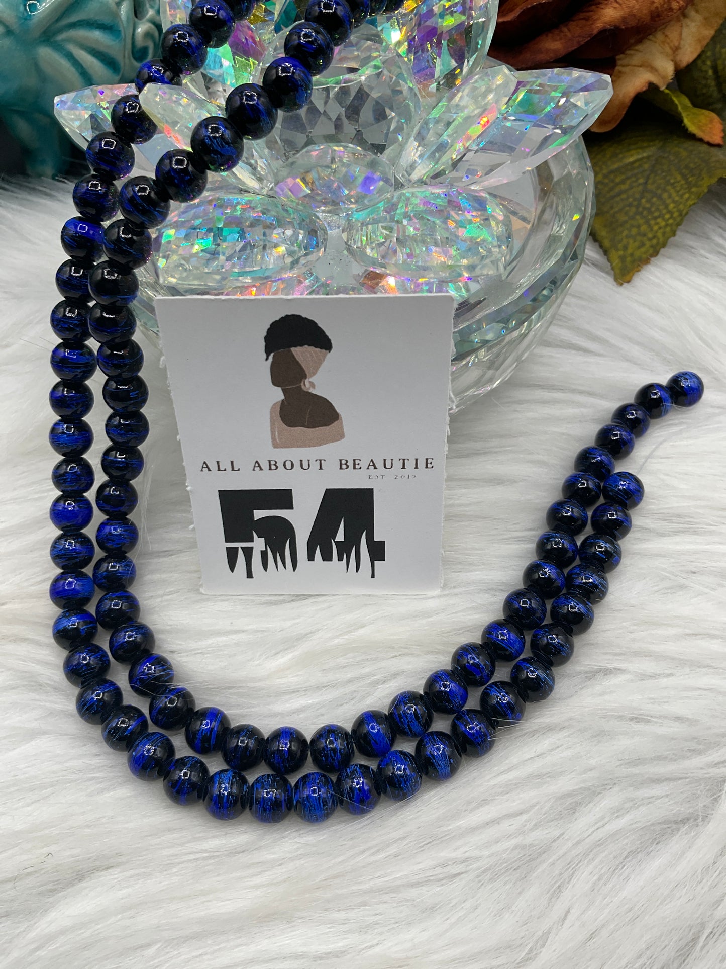 8 mm Glass Bead Strands