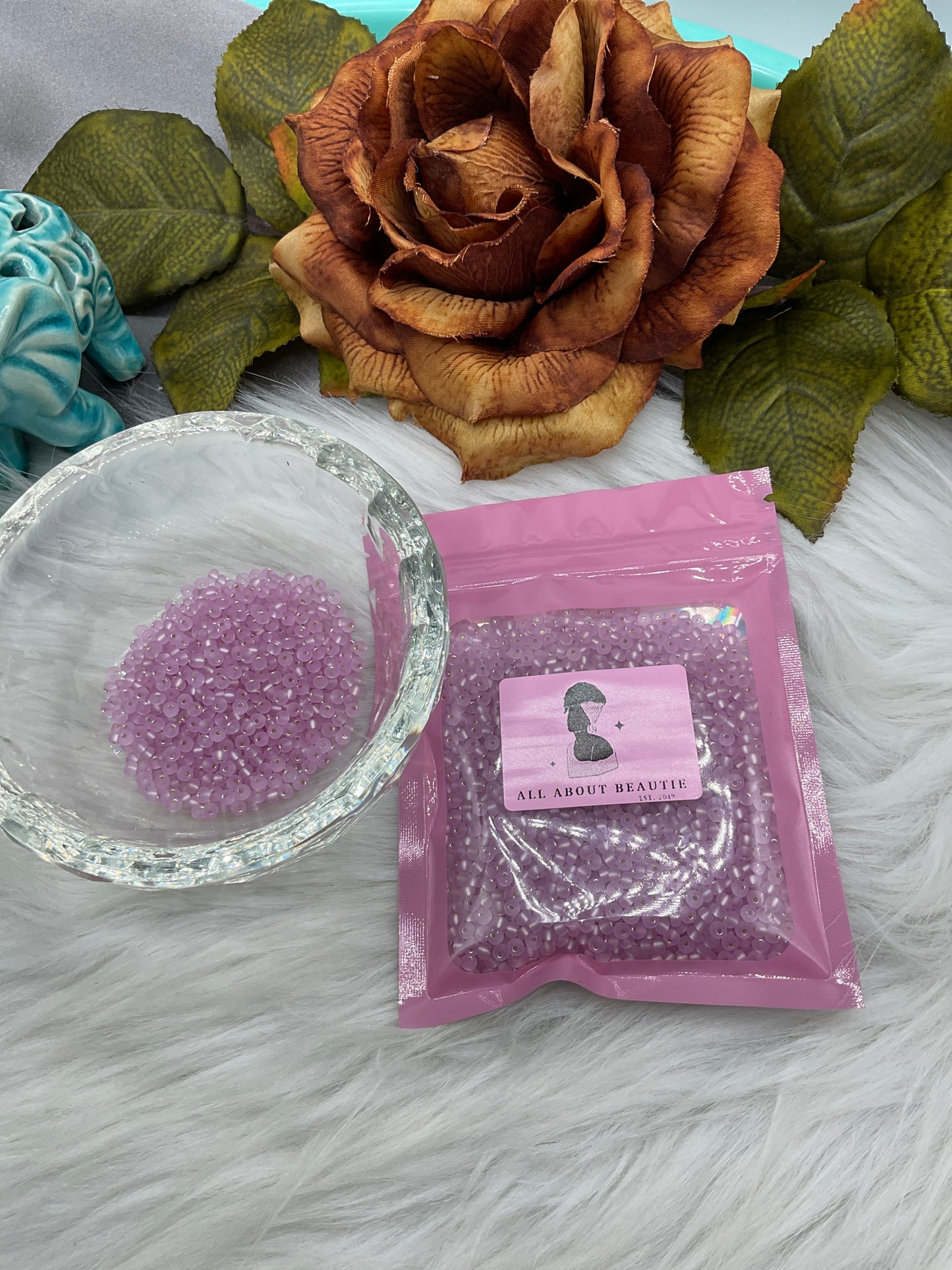 Glass seed beads