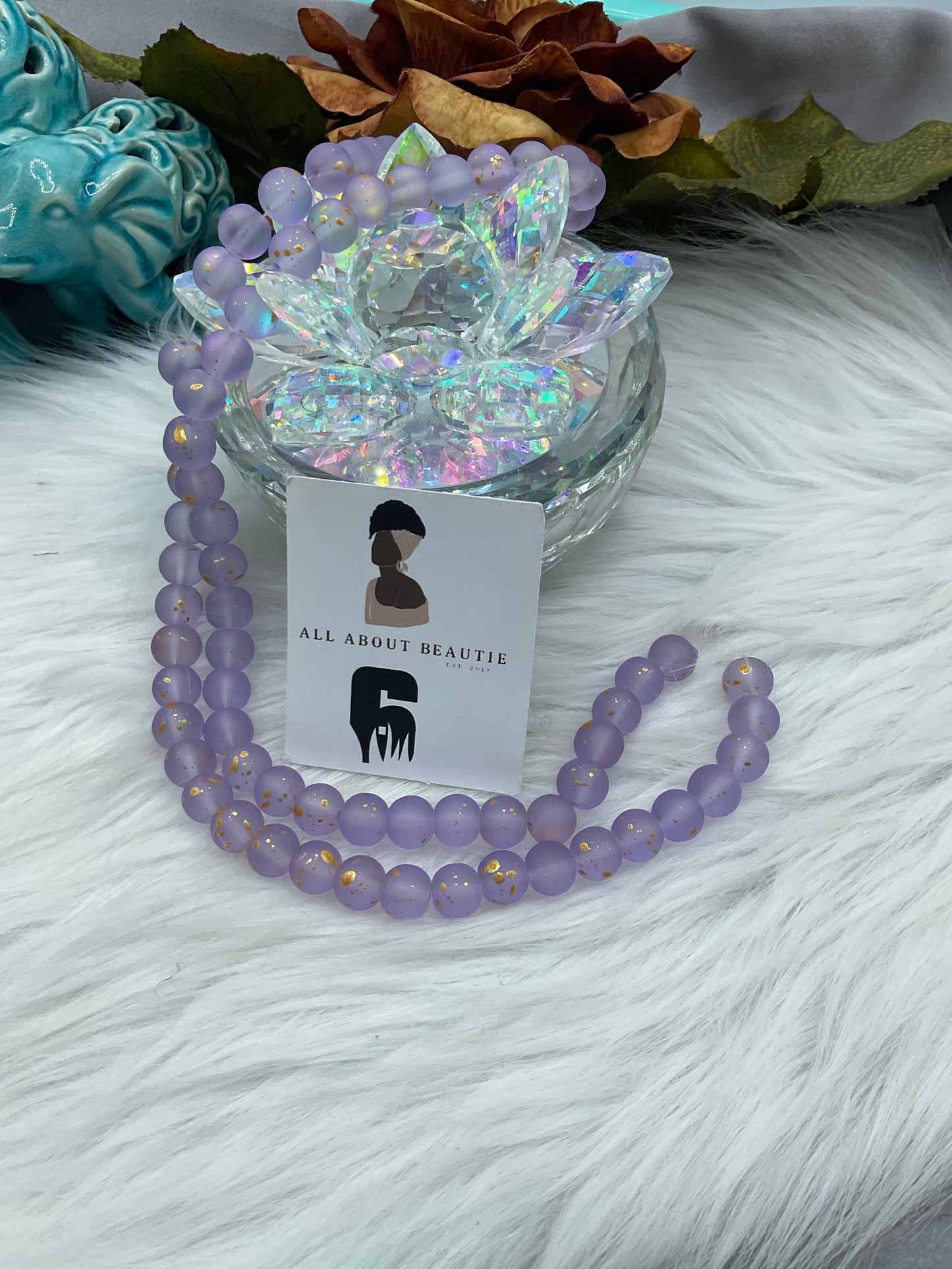 10mm Glass Bead Strands