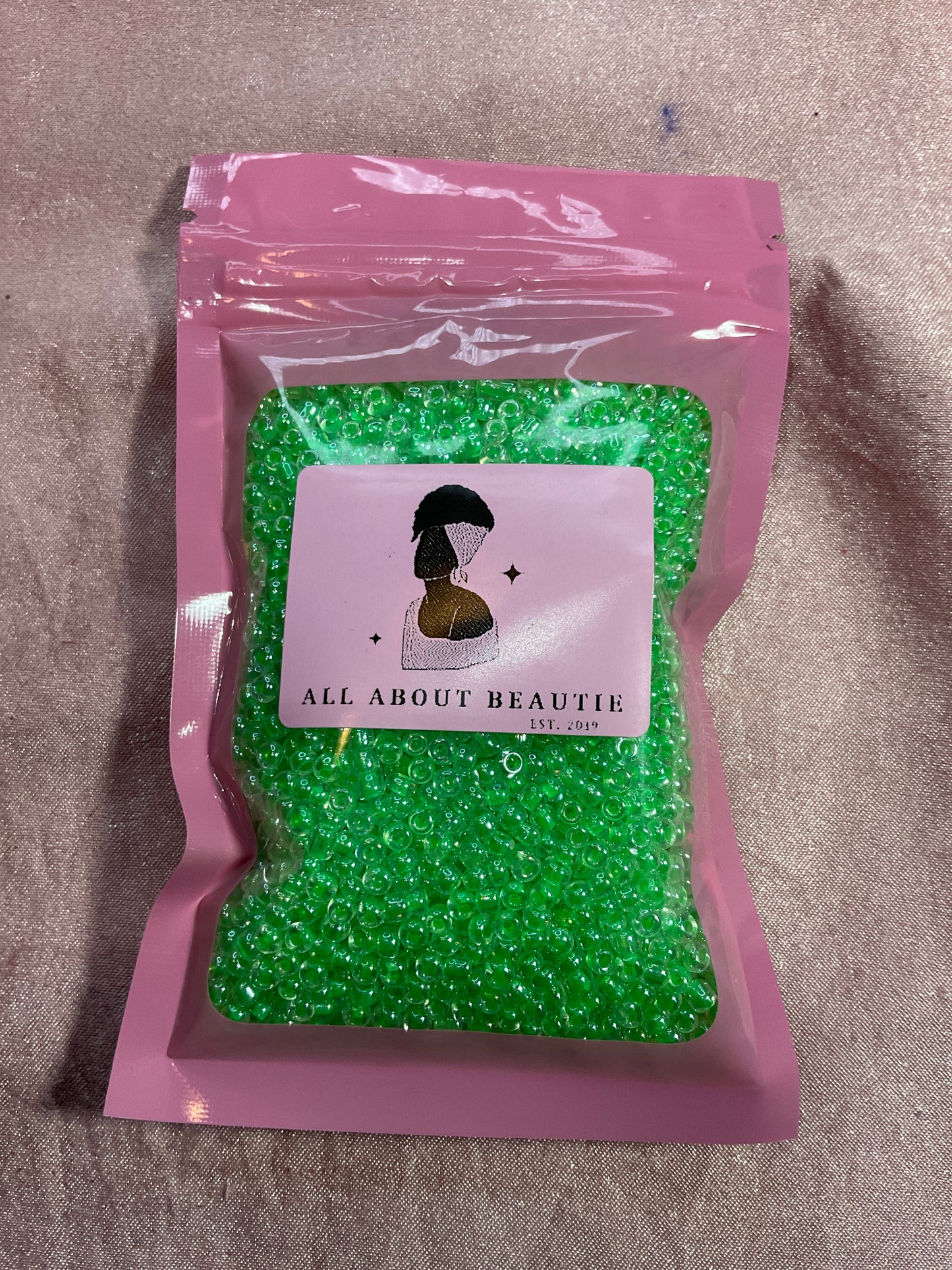 Glass seed beads