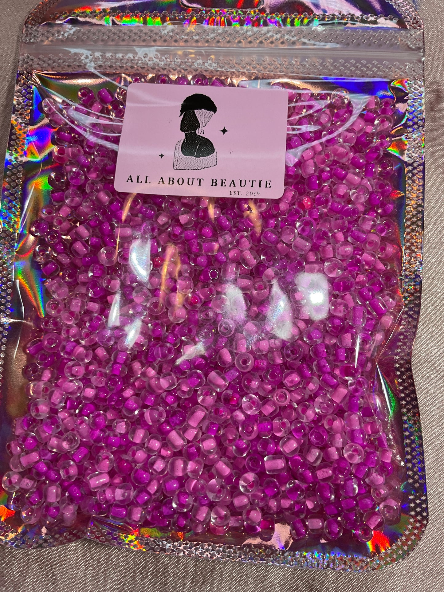 Glass seed beads