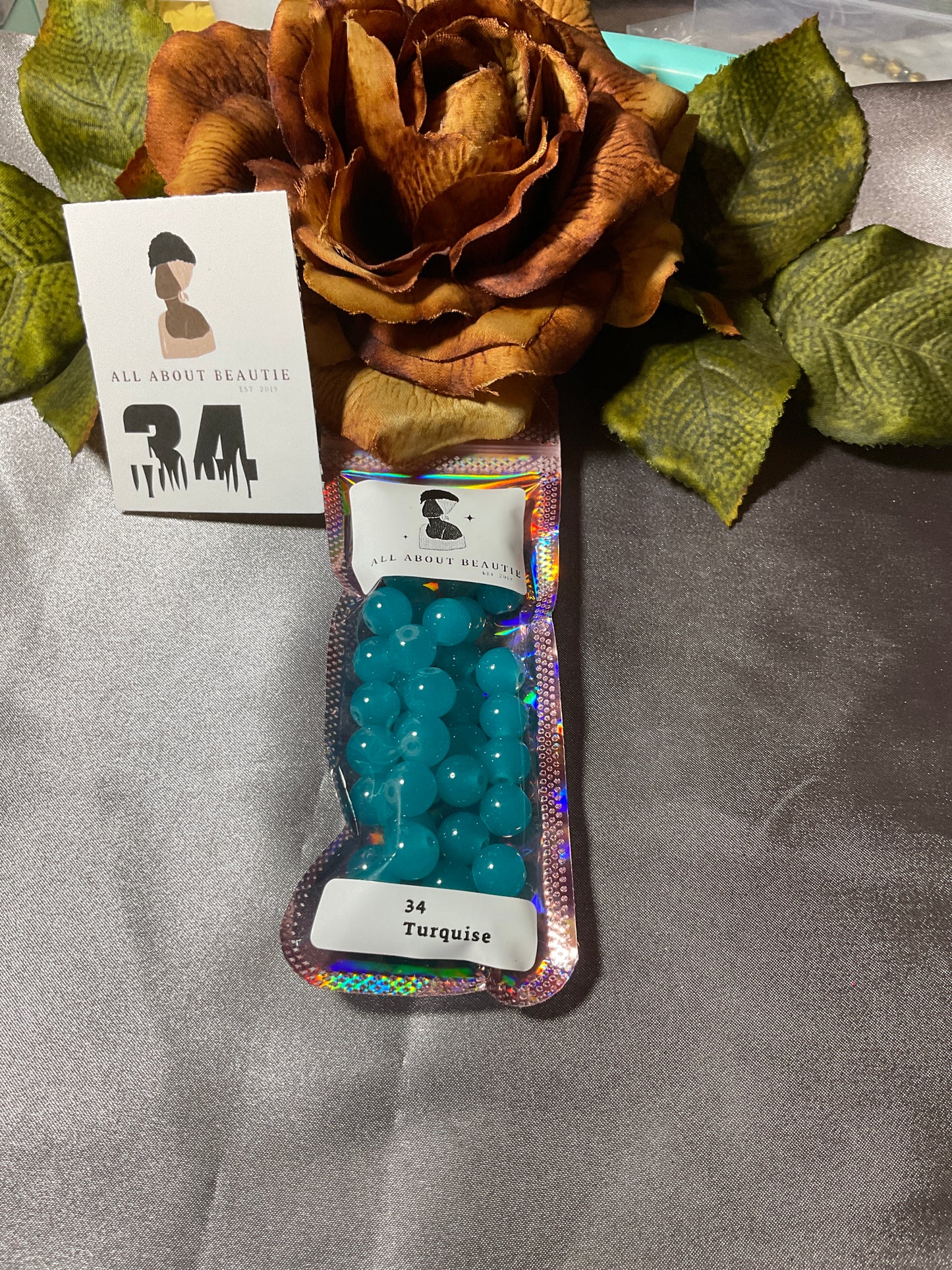 10mm Glass Bead Strands