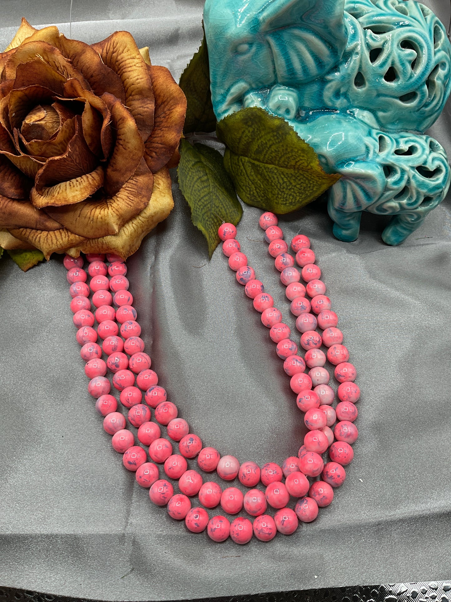 10mm Glass Bead Strands