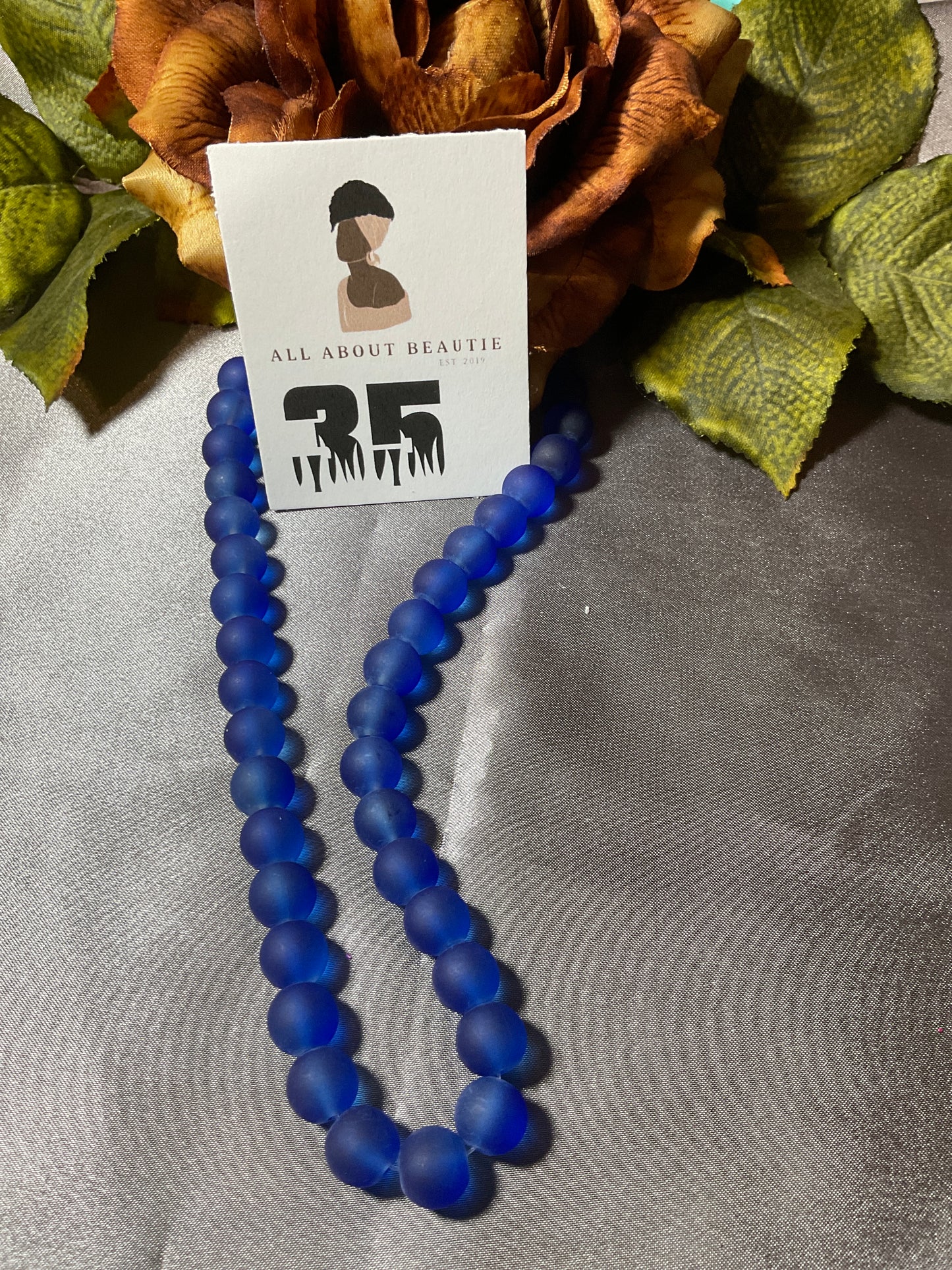 10mm Glass Bead Strands