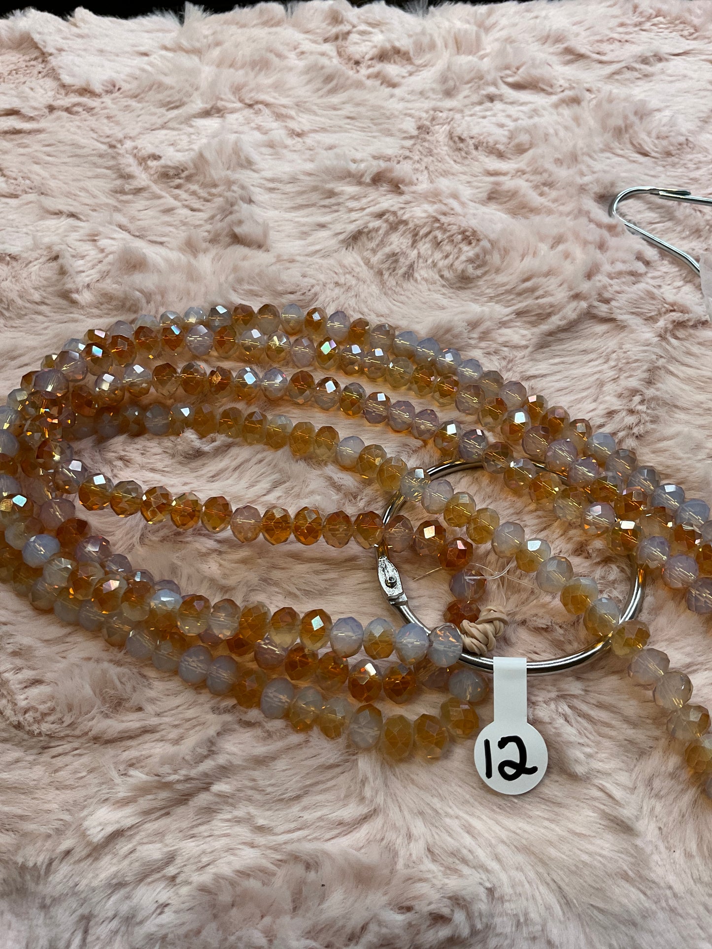8mm Glass Rondelle Beads