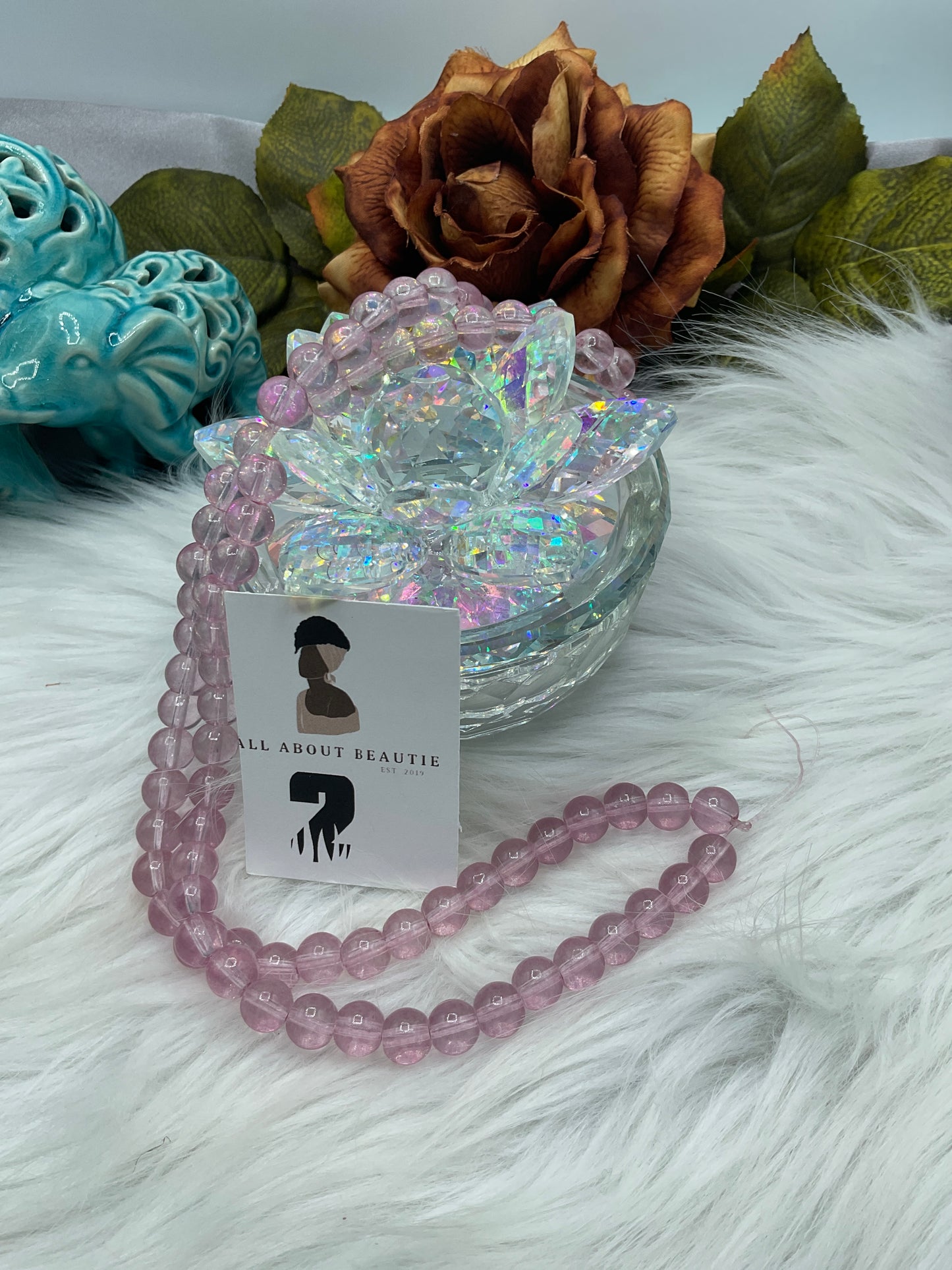 10mm Glass Bead Strands