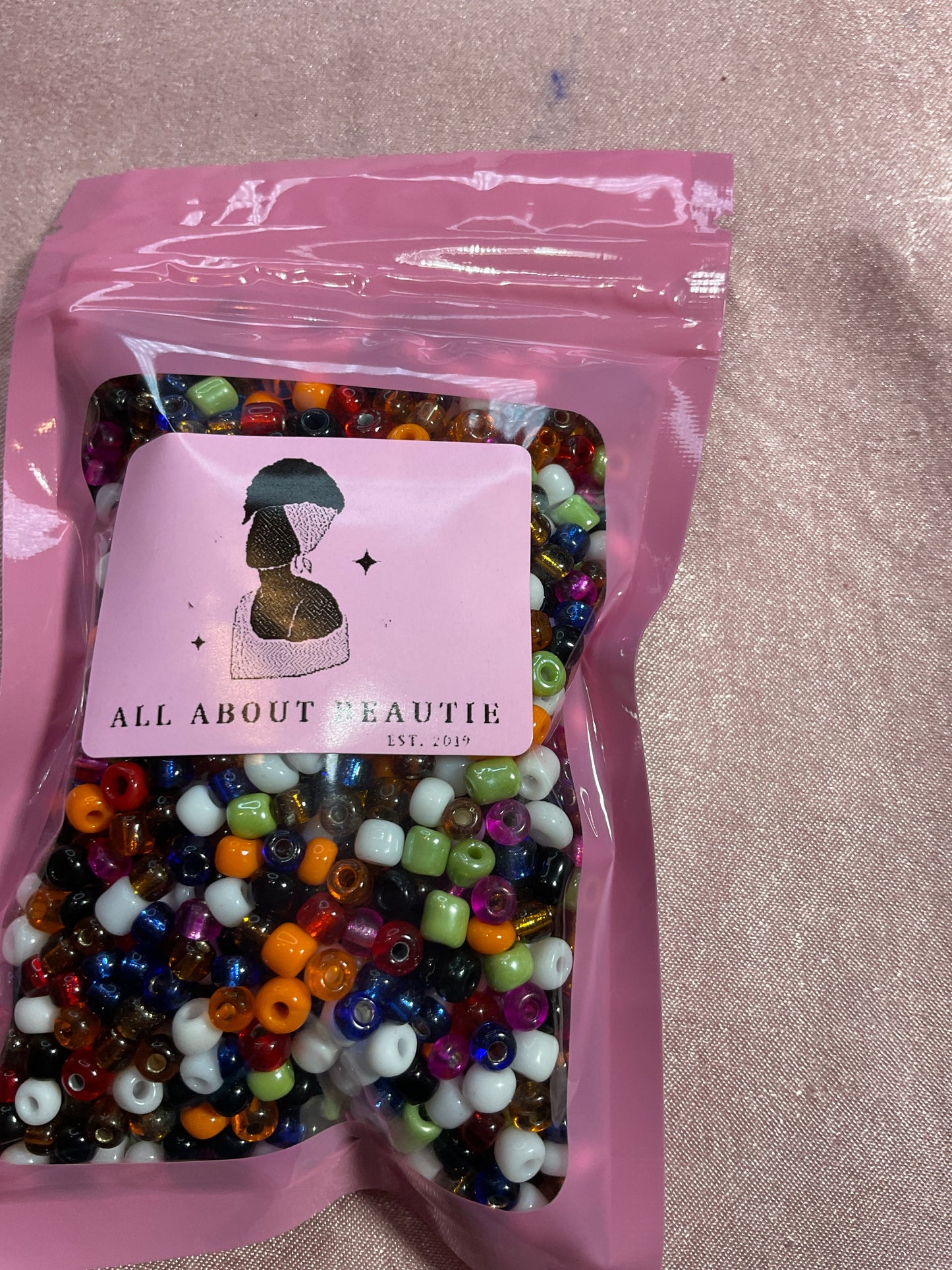 Glass seed beads