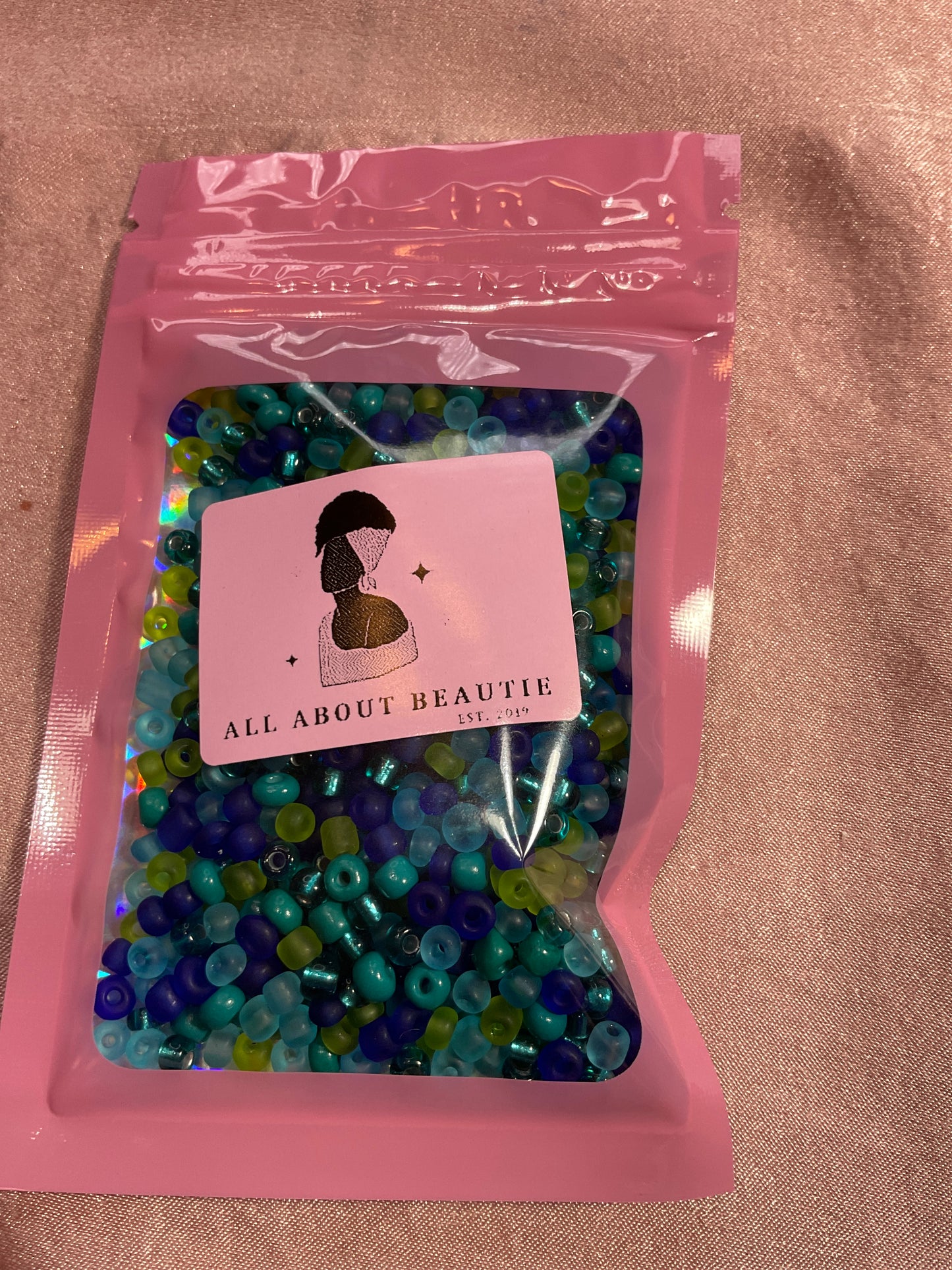 Glass seed beads