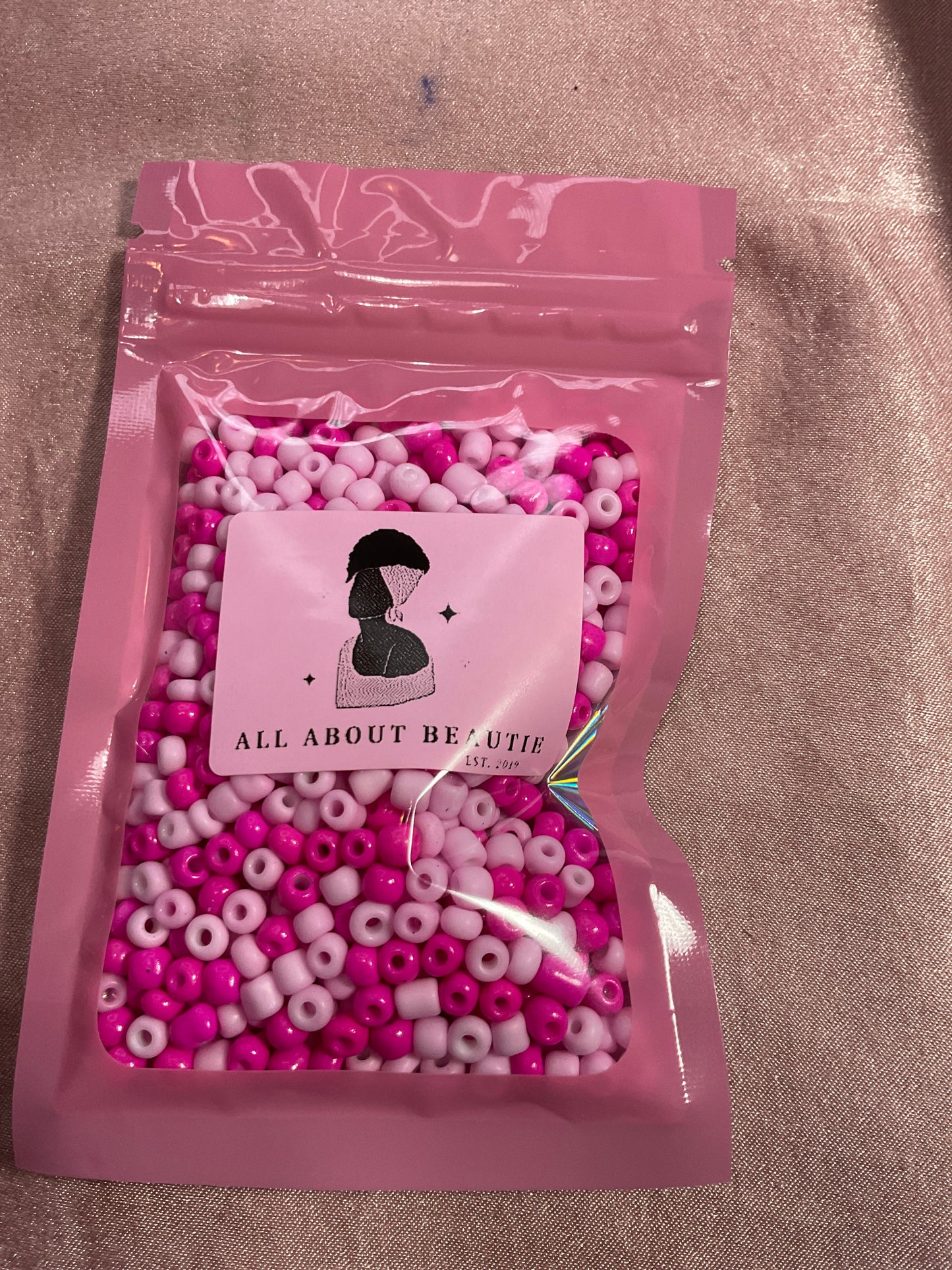 Glass seed beads