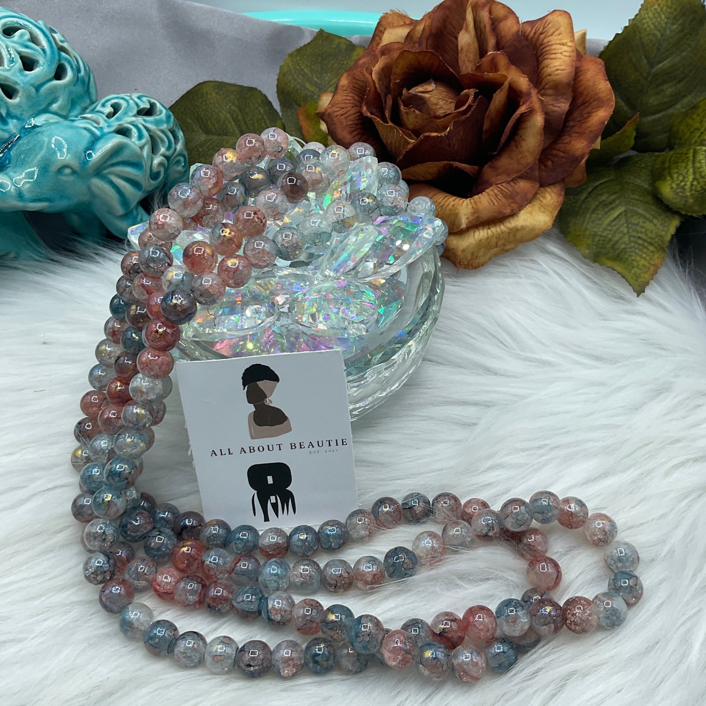 10mm Glass Bead Strands