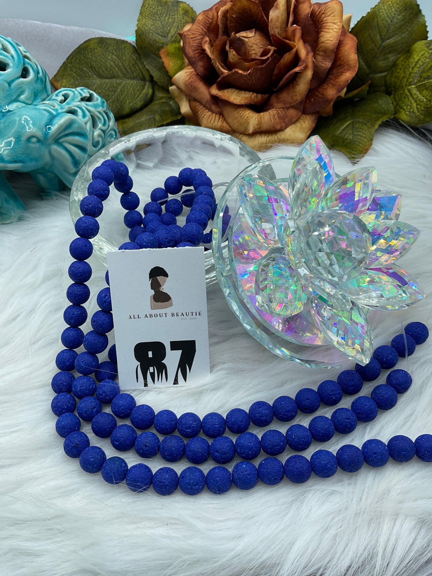 10mm Glass Bead Strands