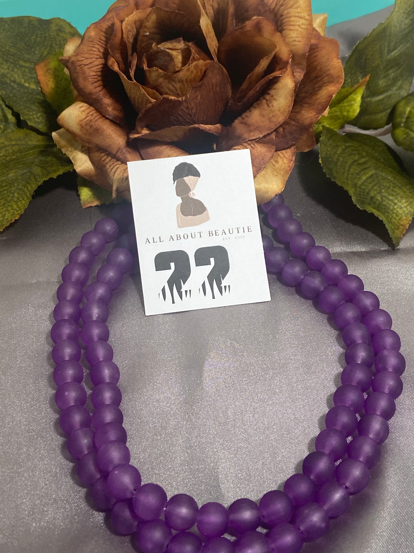 10mm Glass Bead Strands