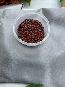 Glass seed beads