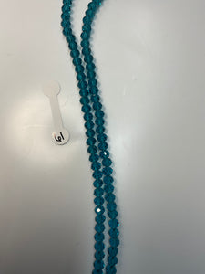 6mm Glass Rondelle and round beads