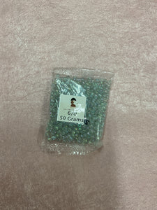 Glass seed beads