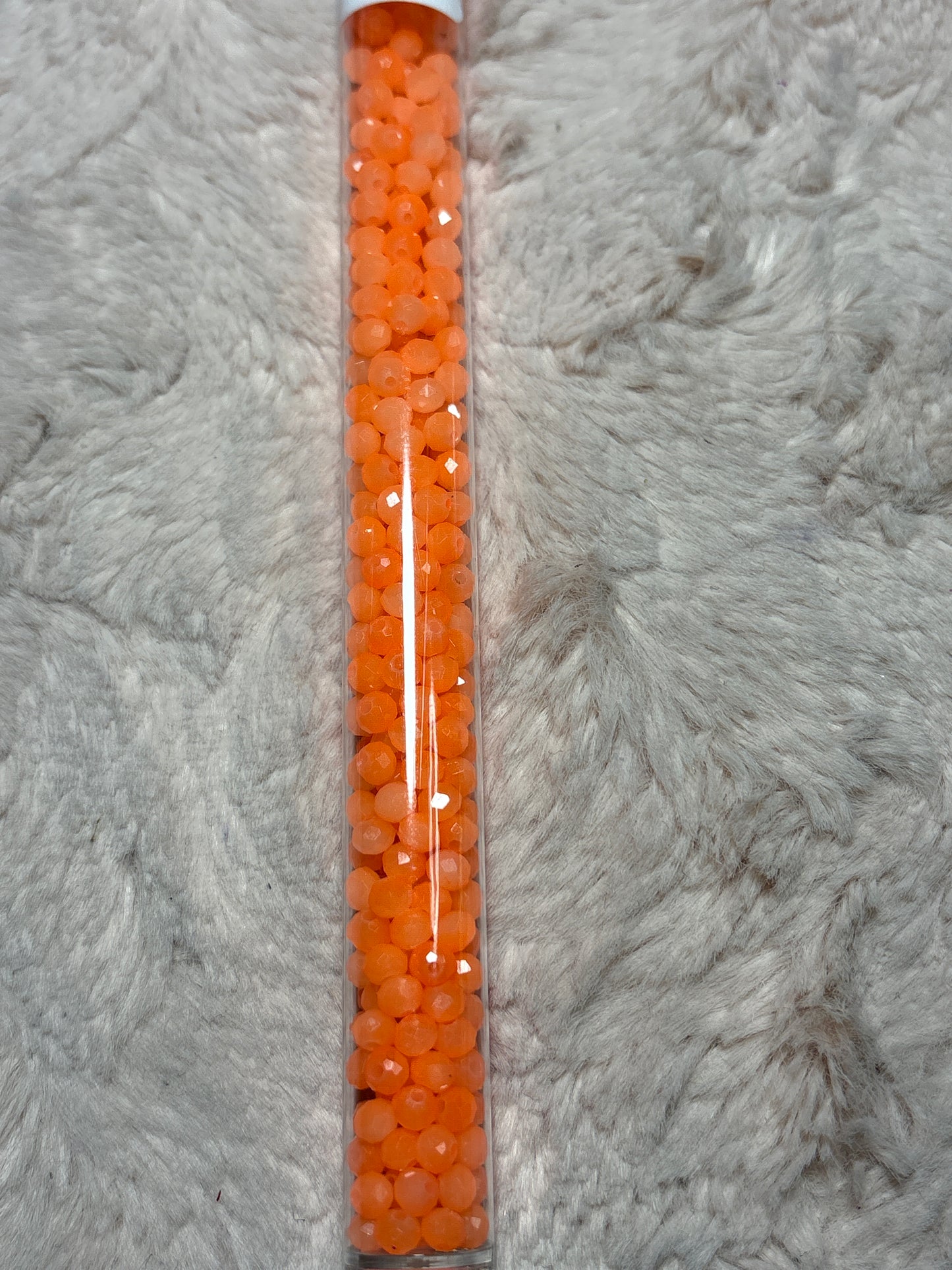 Tube Rondelle  and Bicone Beads