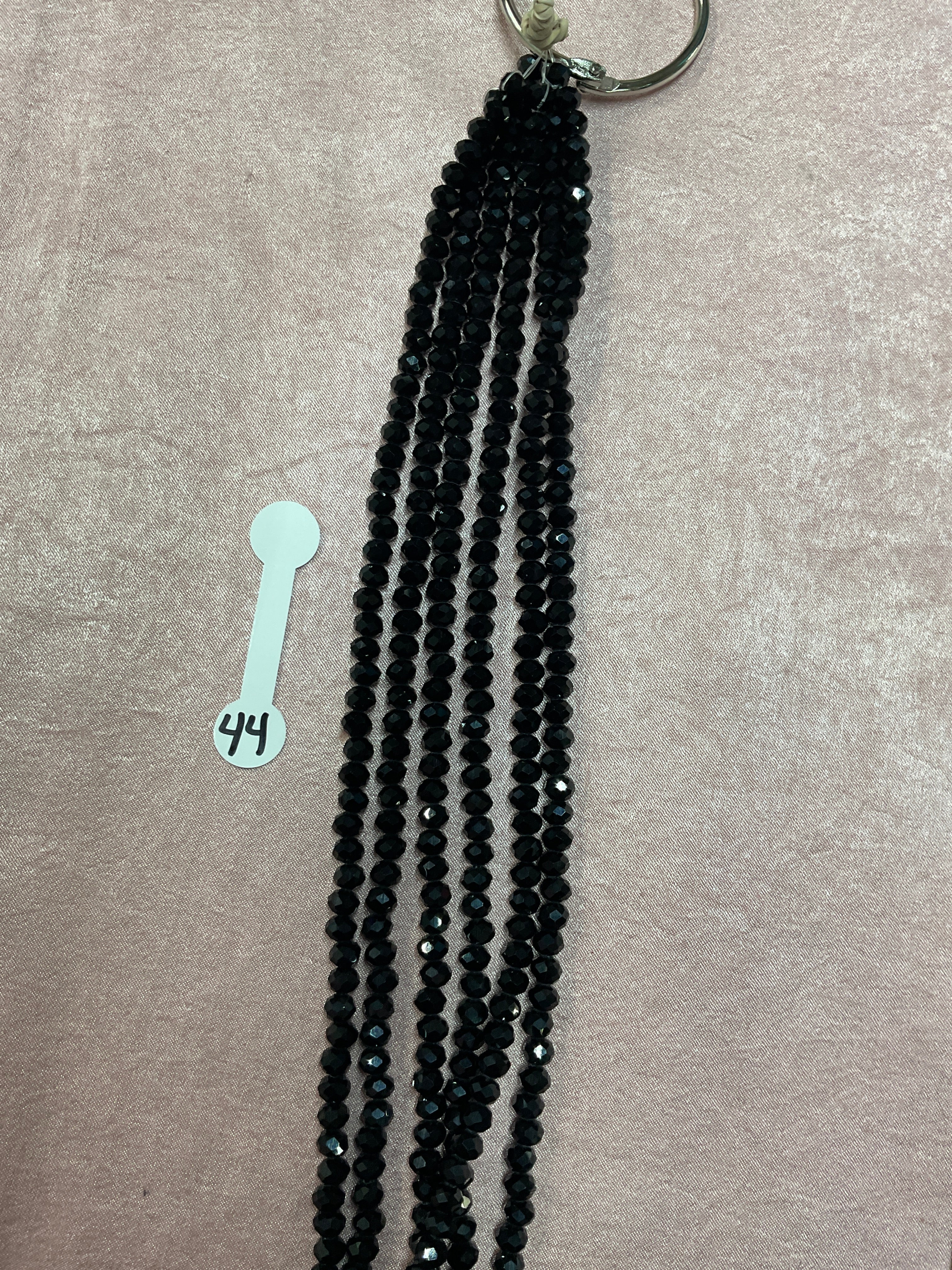 6mm Glass Rondelle and round beads