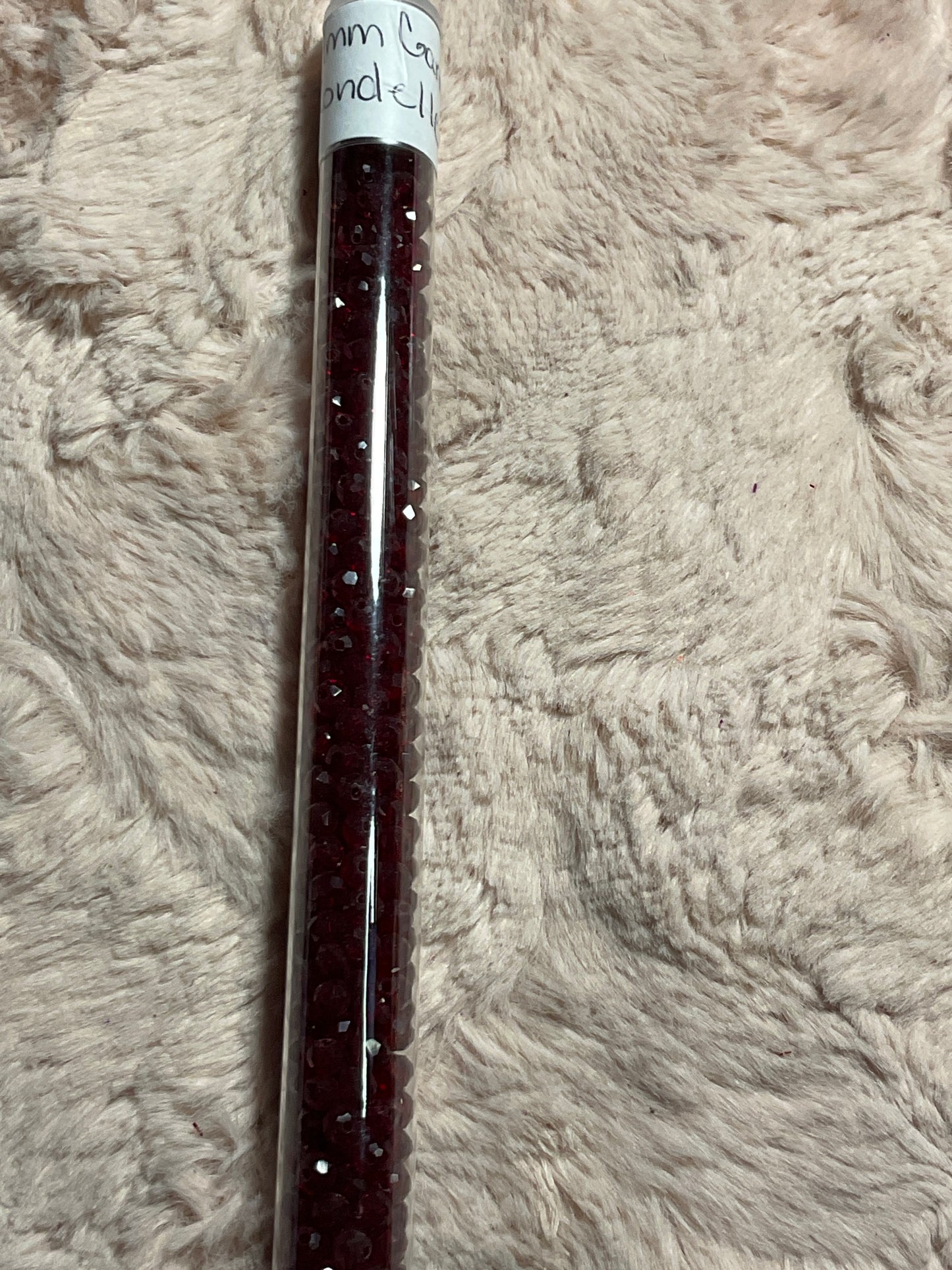 Tube Rondelle  and Bicone Beads