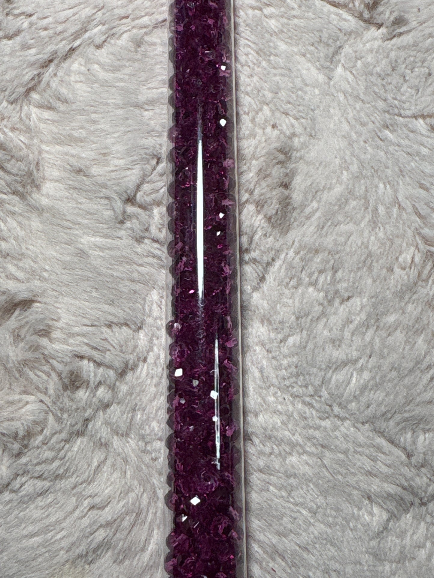 Tube Rondelle  and Bicone Beads