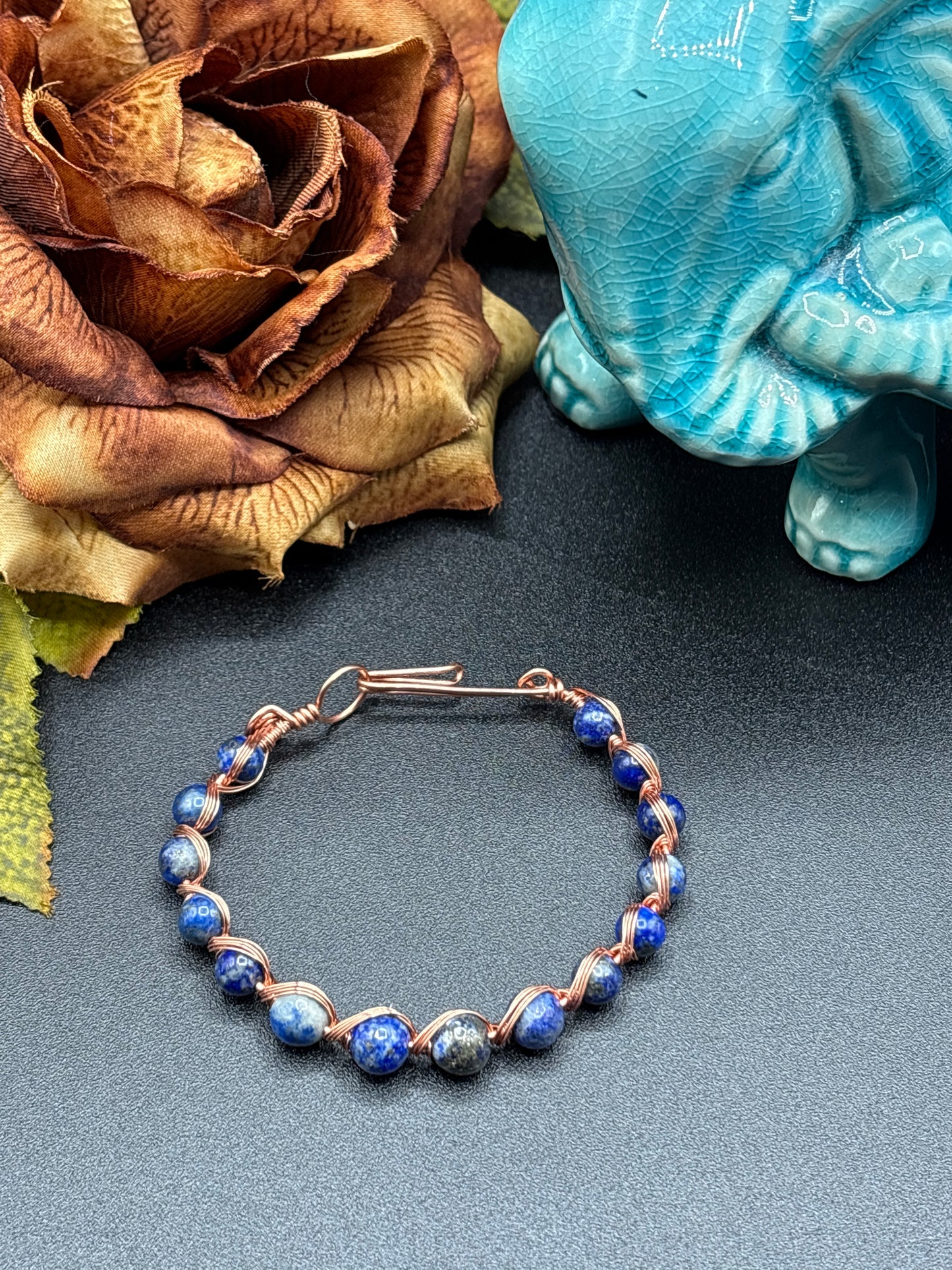 Wire wrapped bracelets