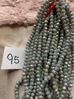 Load image into Gallery viewer, 6mm Glass Rondelle and round beads
