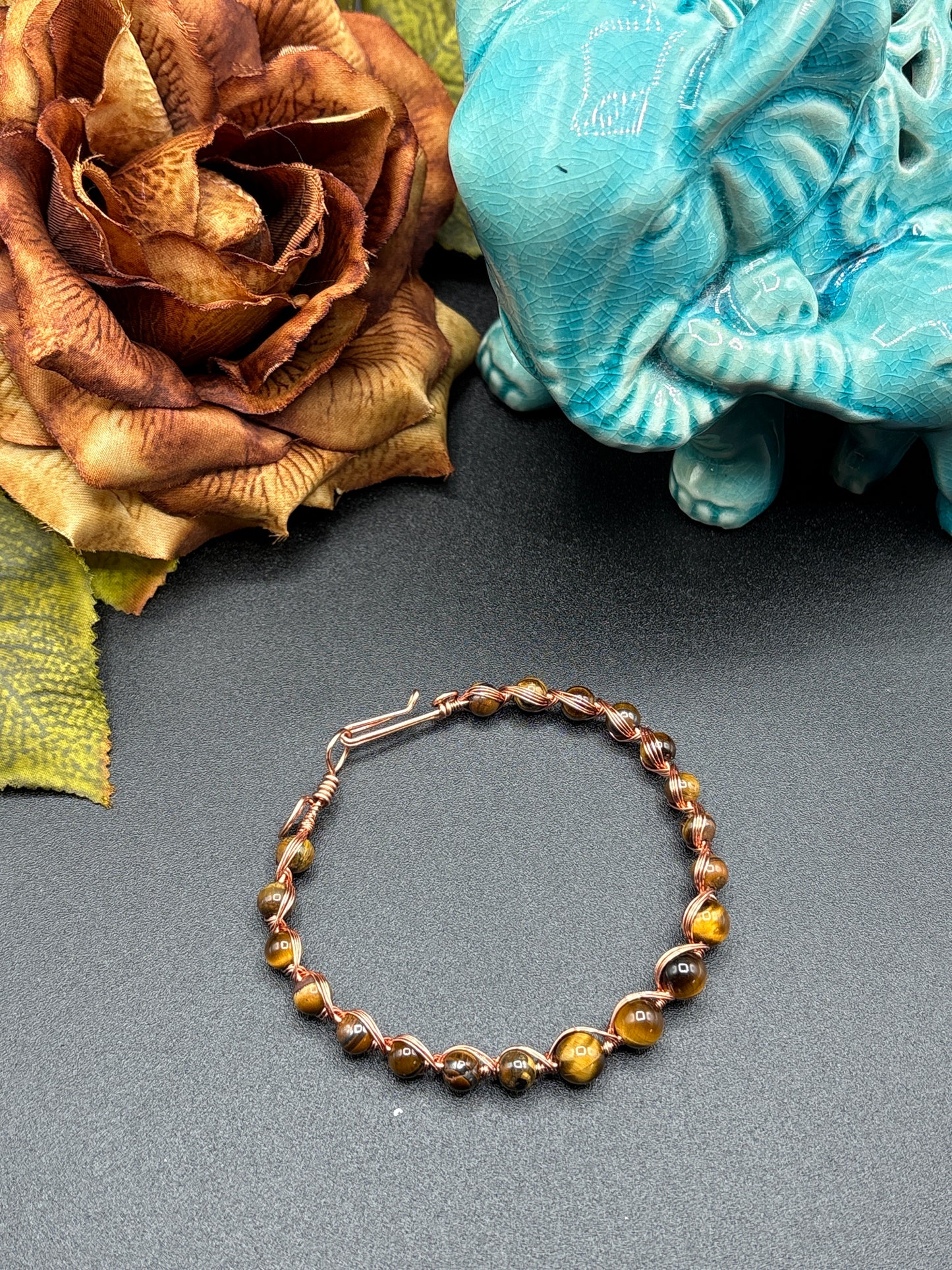 Wire wrapped bracelets