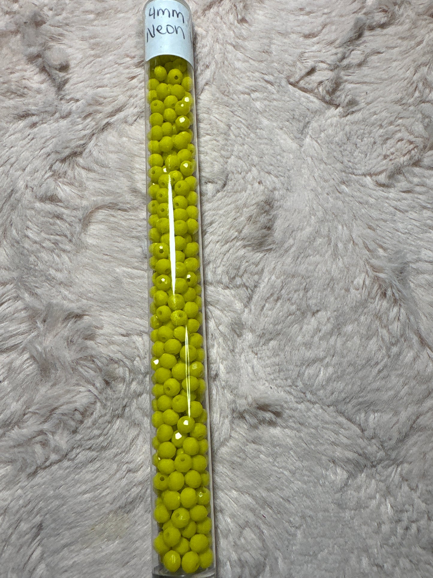 Tube Rondelle  and Bicone Beads